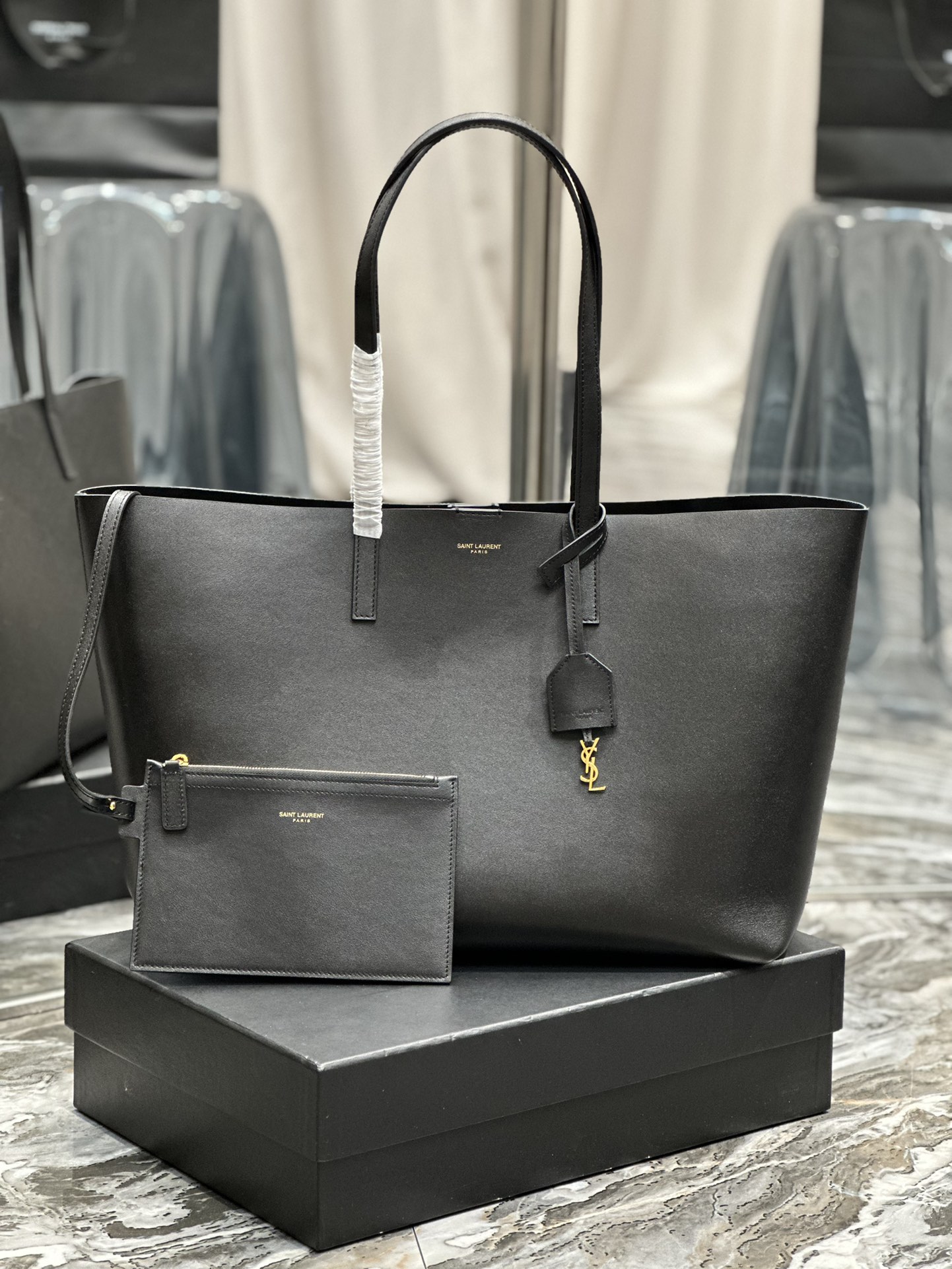 YSL Shopping Tote Bag-38×28×13CM