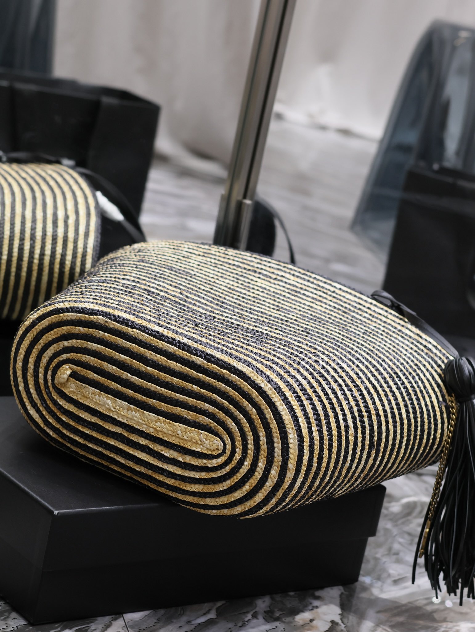 YSL Raffia Rattan Bag-30×28×15CM