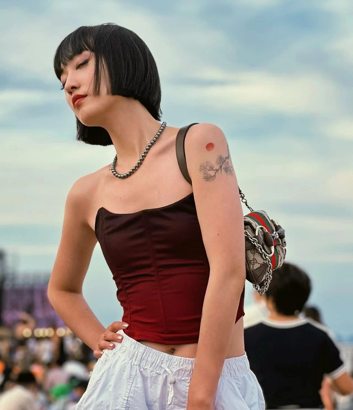 G*u*i horsebit chain 2023-27x11x5cm