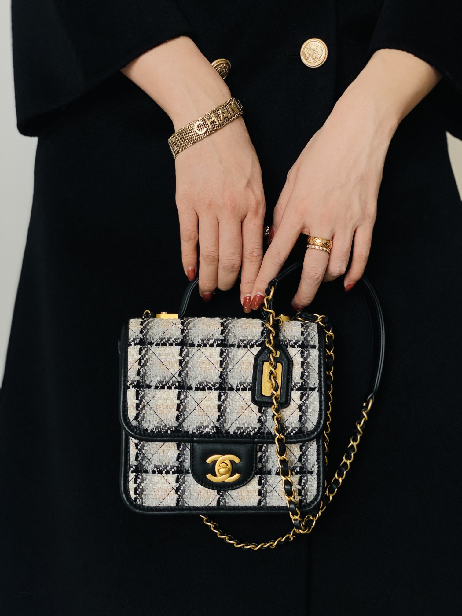 Ch@nel Flap Bag-17x20.5x6CM