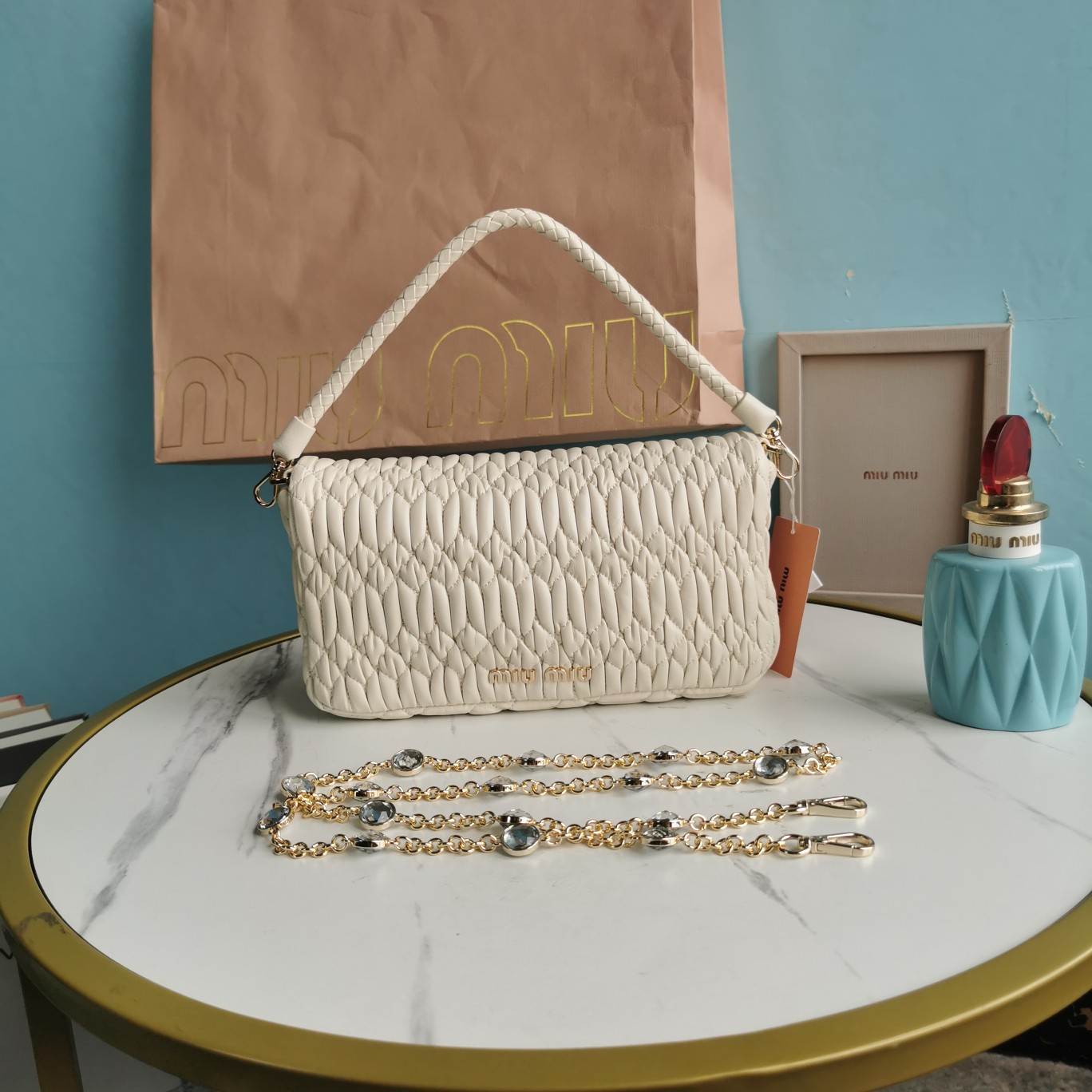 MiuMiu Chain Bag-22.5*4.5*12CM