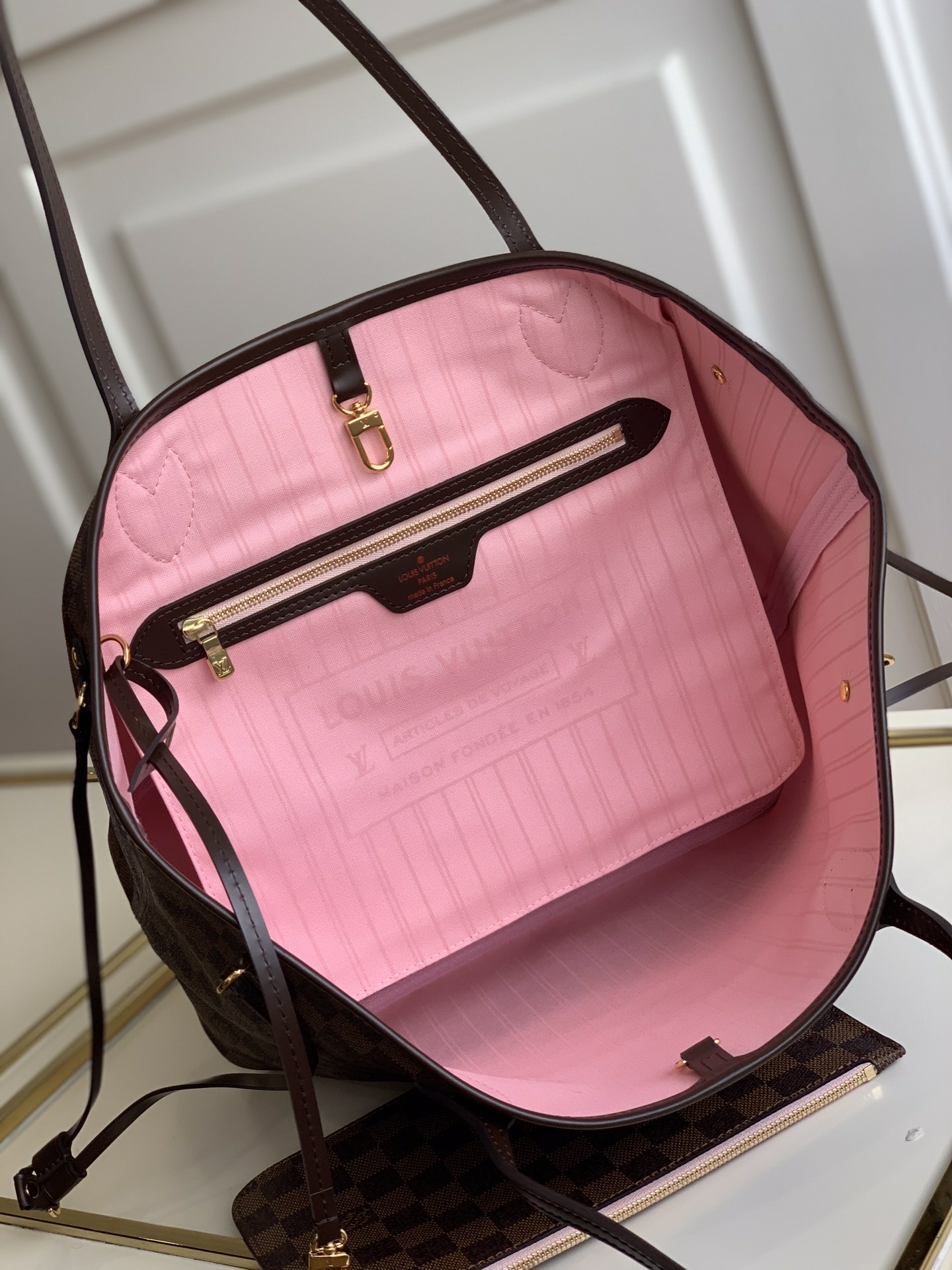 l**is V*t*n neverfull mm (pink inside) -32*29*17cm