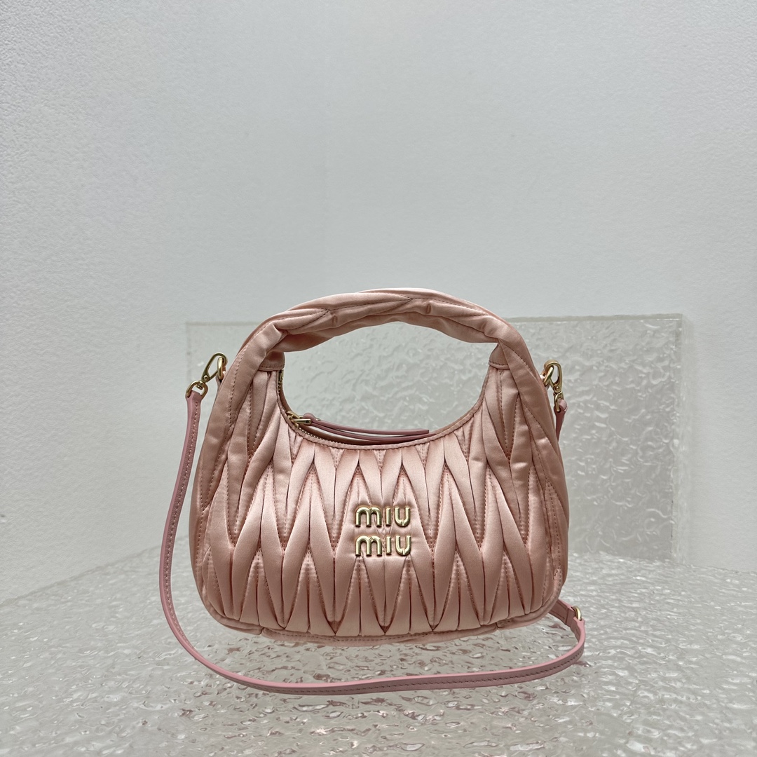 MiuMiu Wander Hobo Bag-20*6*17CM