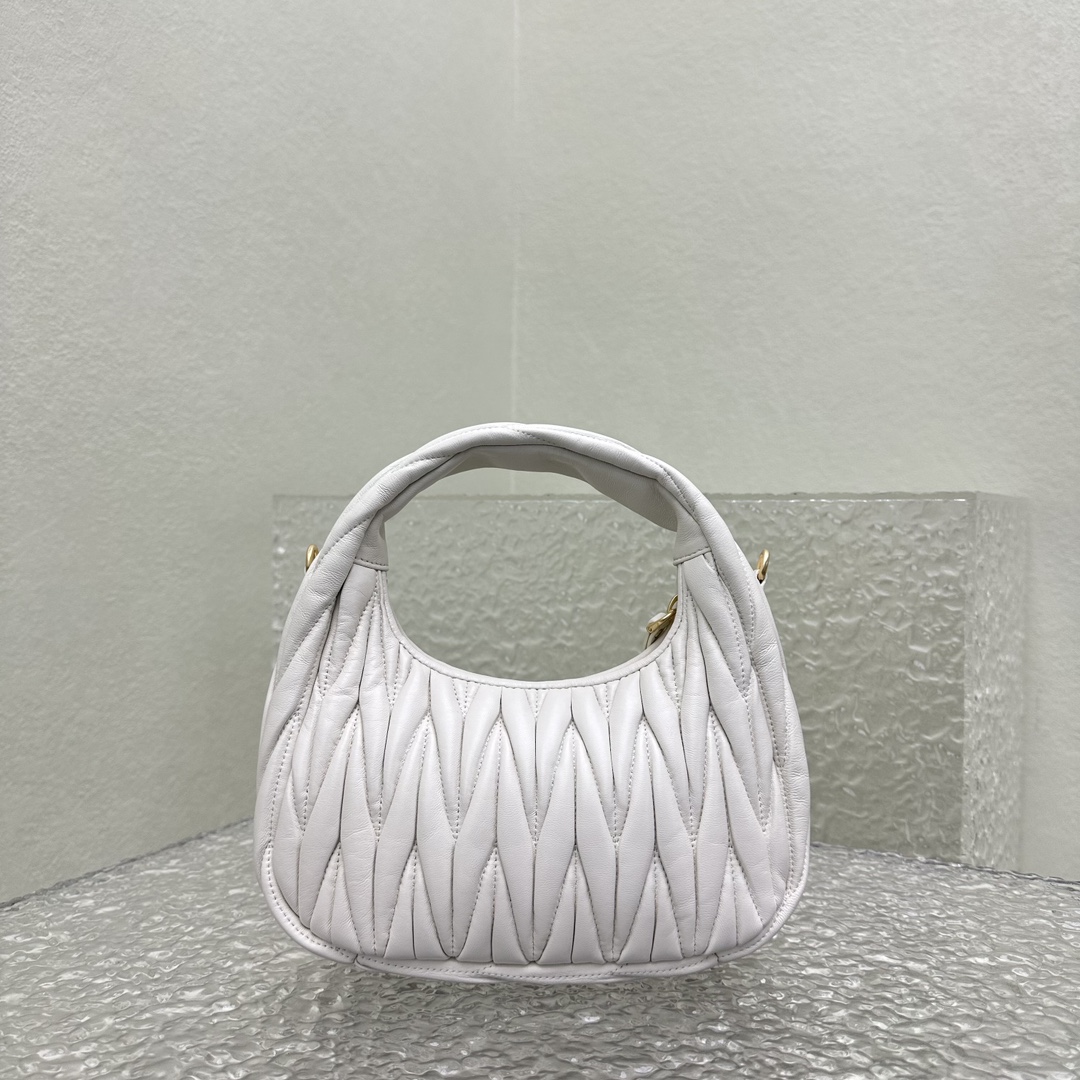 MiuMiu Wander Hobo Bag-20*6*17CM