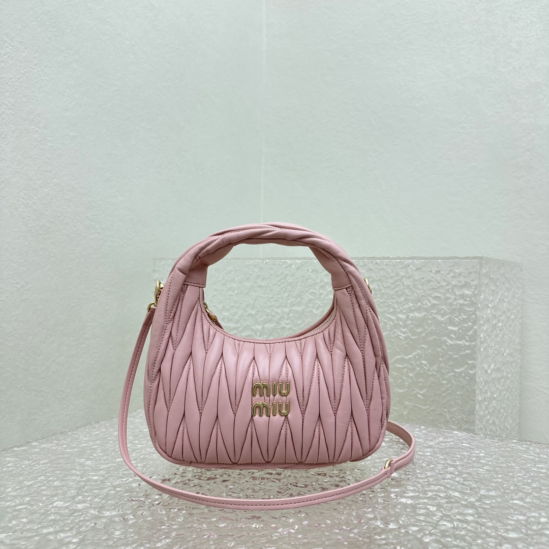 MiuMiu Wander Hobo Bag-20*6*17CM
