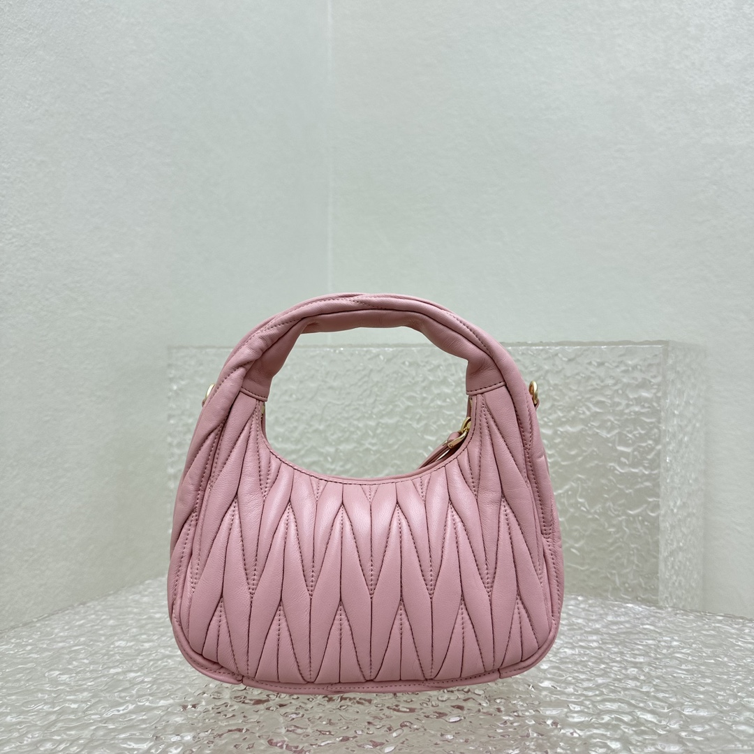 MiuMiu Wander Hobo Bag-20*6*17CM