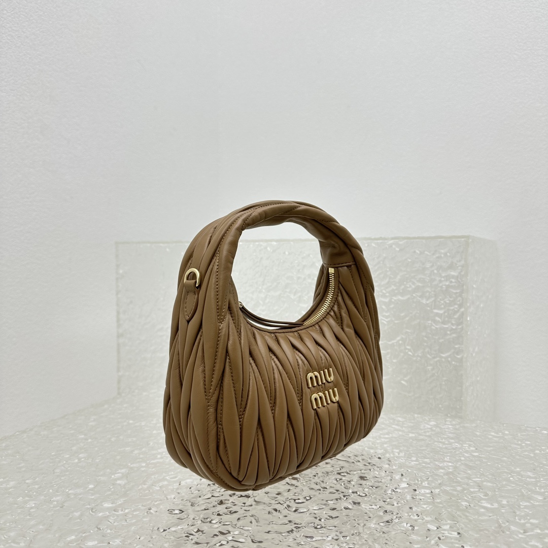 MiuMiu Wander Hobo Bag-20*6*17CM