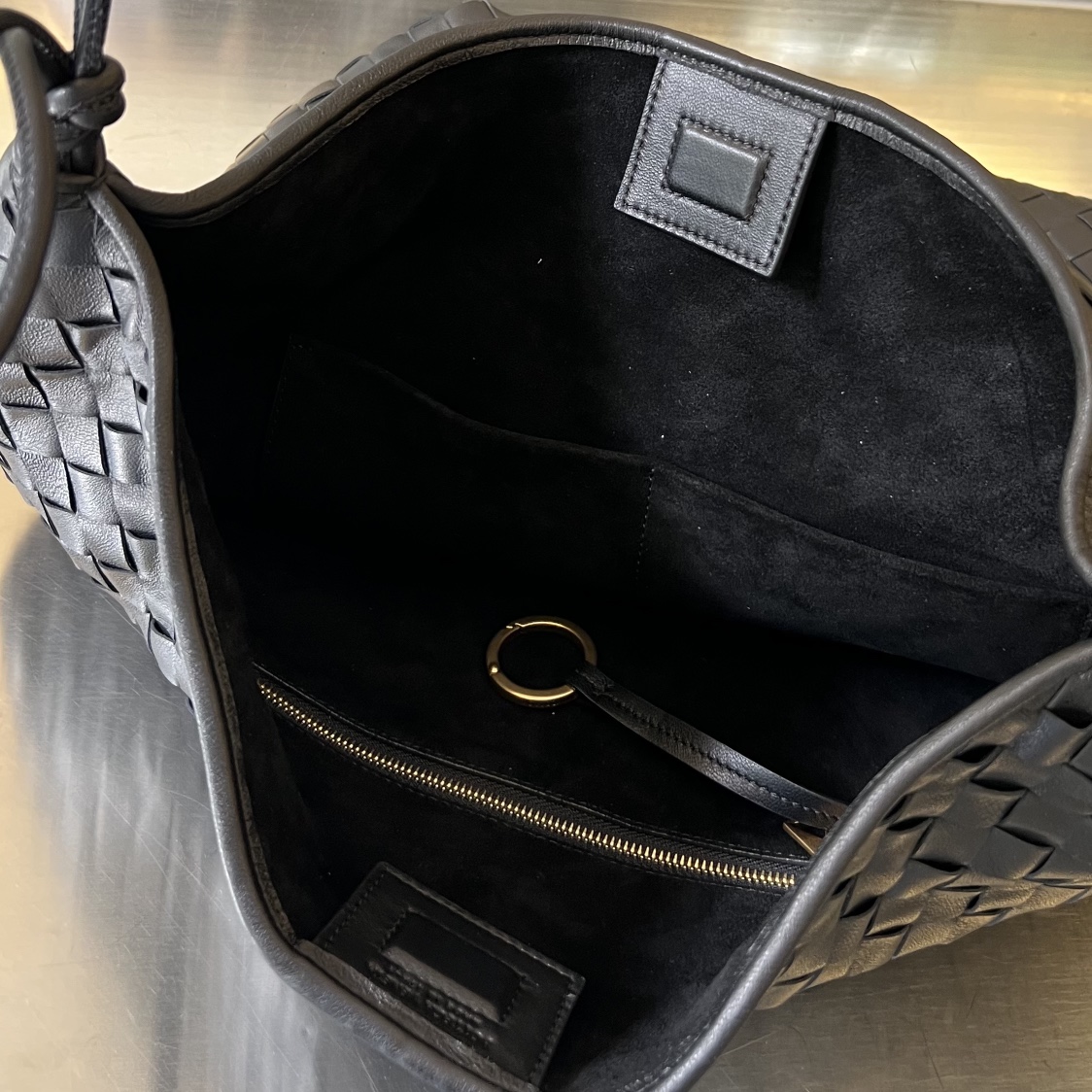 Bo*te*ga ve*ne*tasardine hobo tote-41x40x10cm