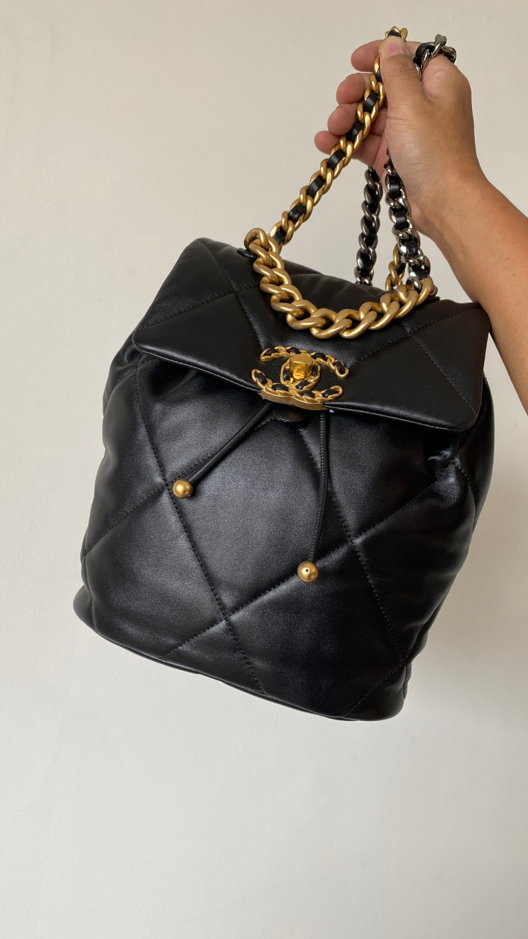 Ch@nel 2024SS Backpack-26x22x16CM