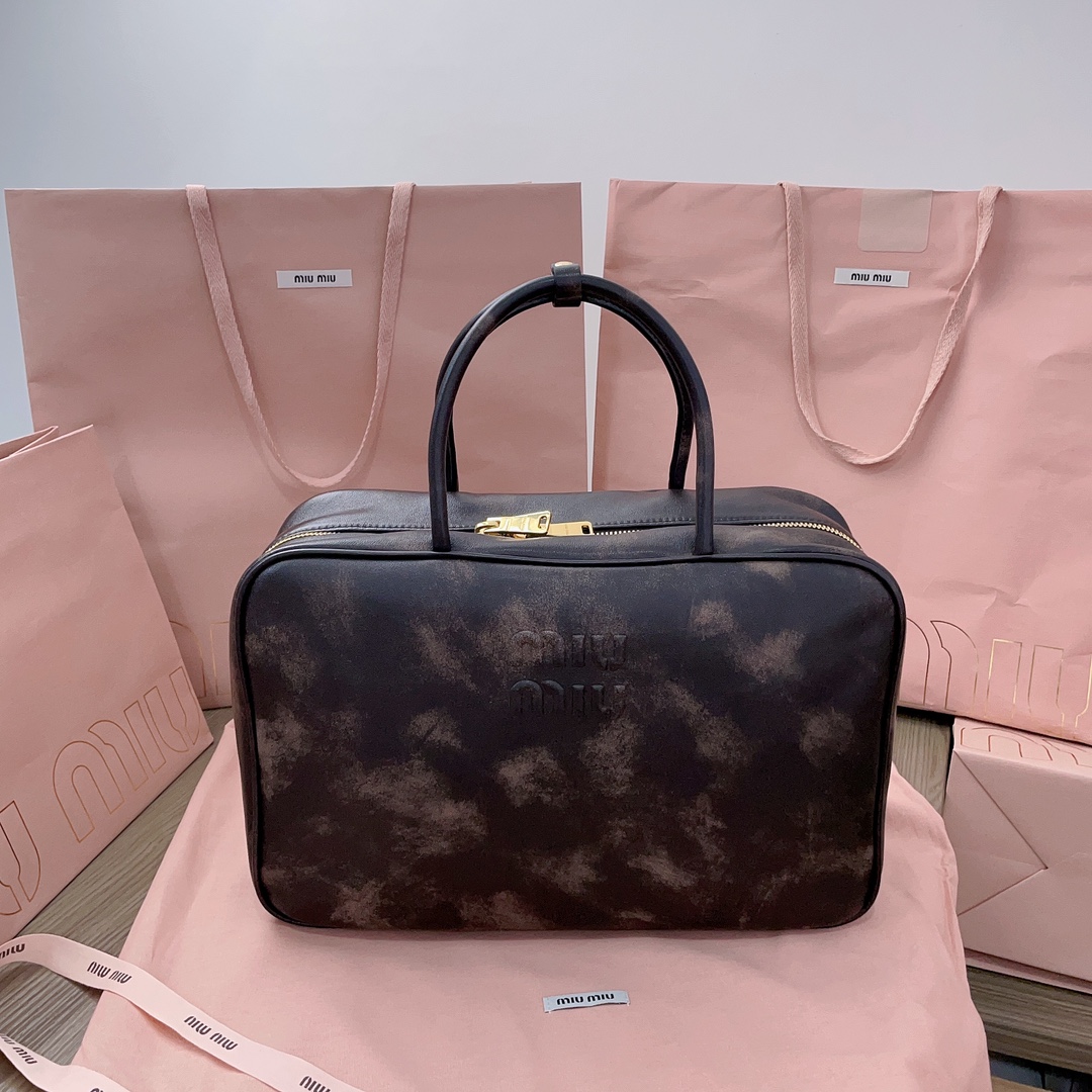 MiuMiu Bowling Bag-34X23X12CM