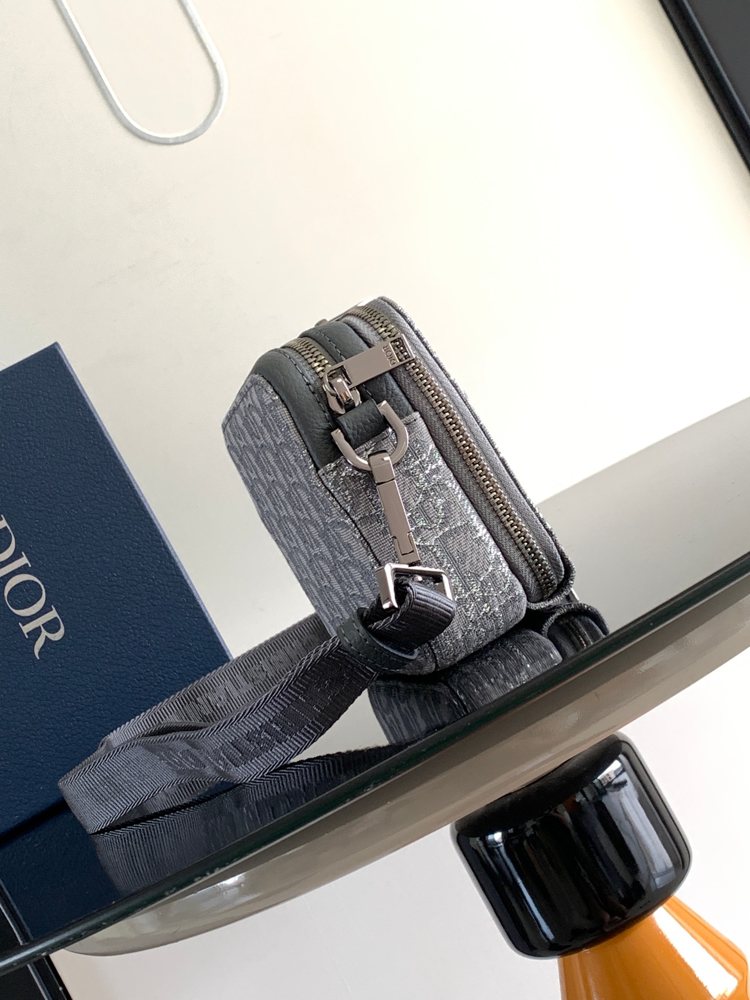 D*or oblique handlebag-17 x 12.5 x 55cm