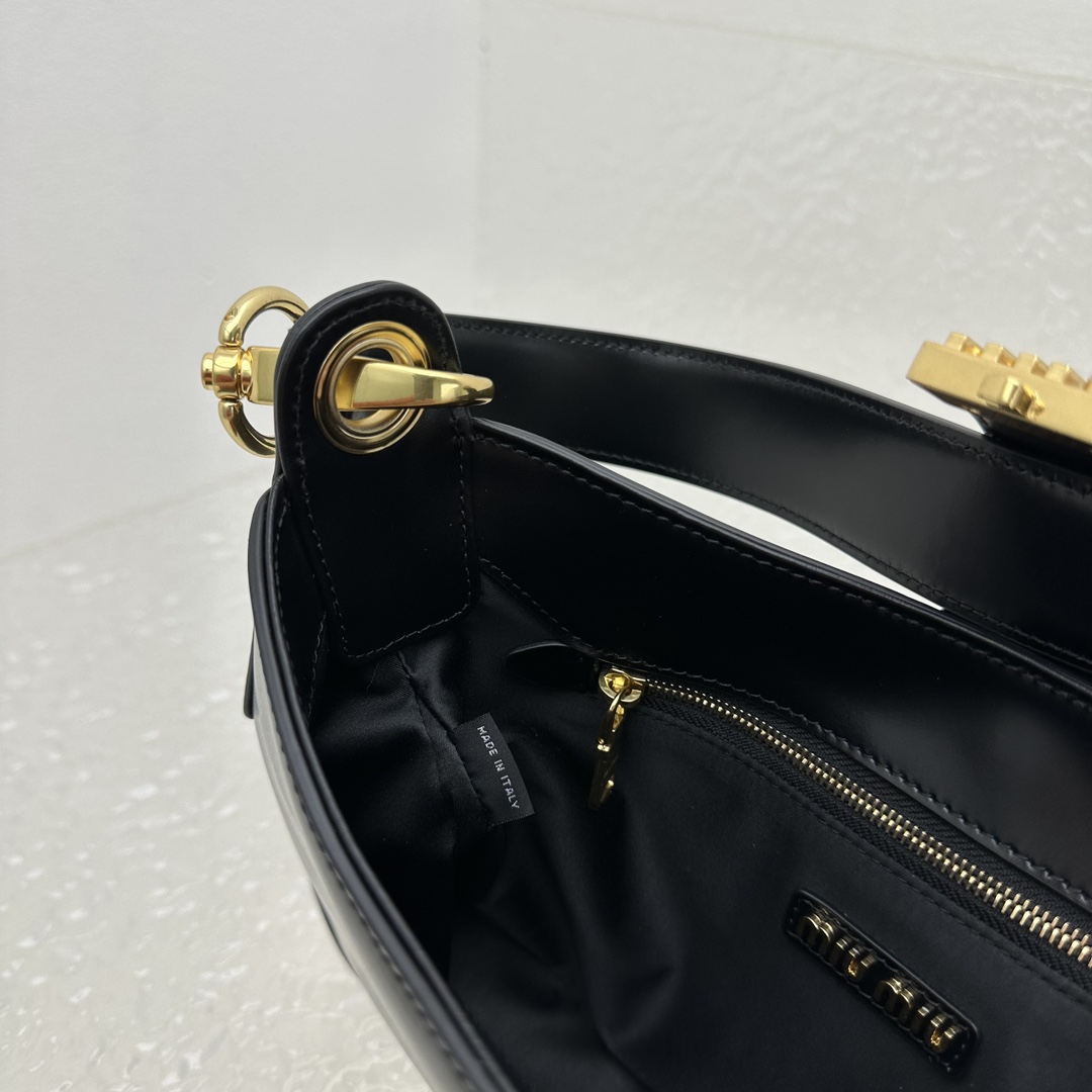 MiuMiu City calf hobo Bag-28*15*4CM
