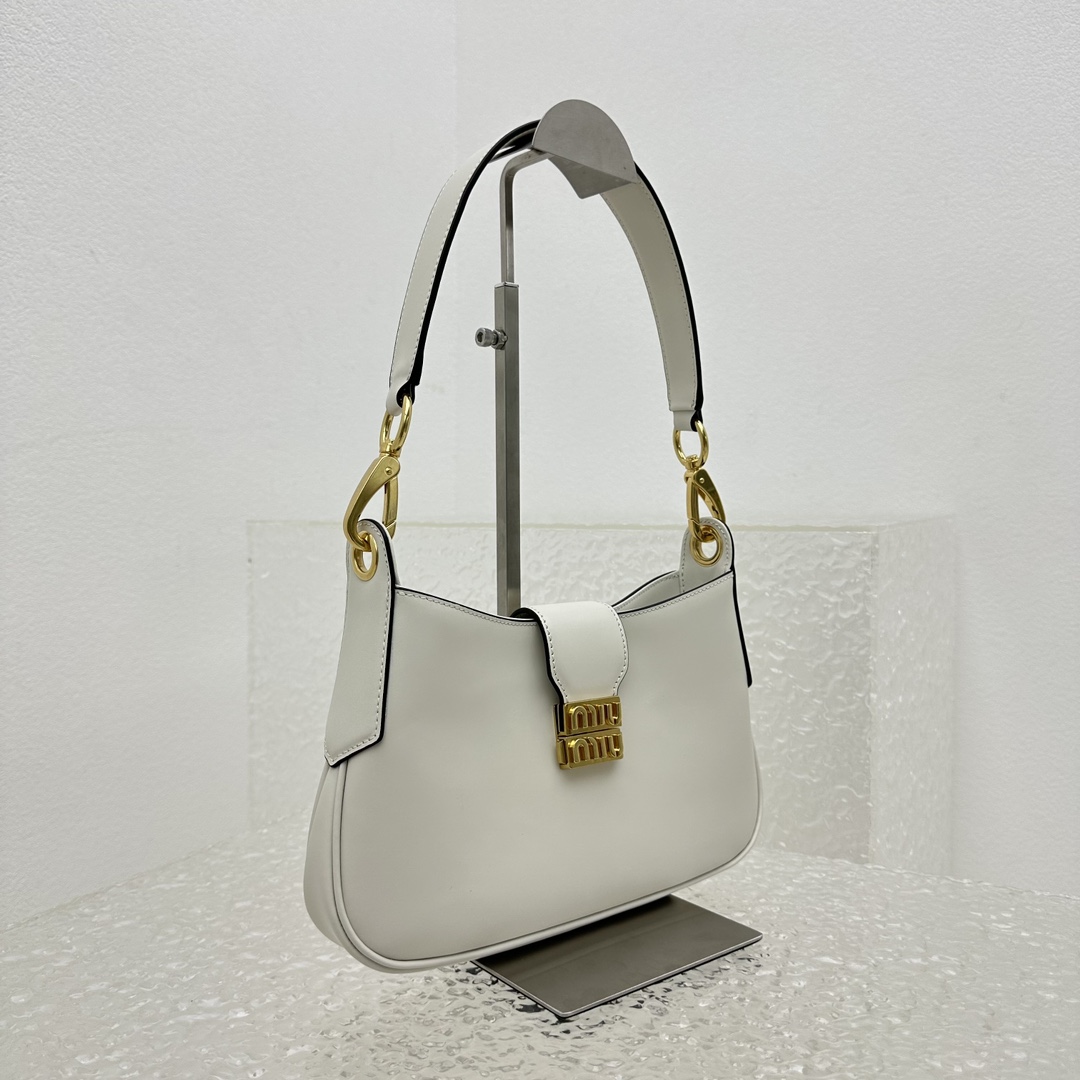 MiuMiu City calf hobo Bag-28*15*4CM