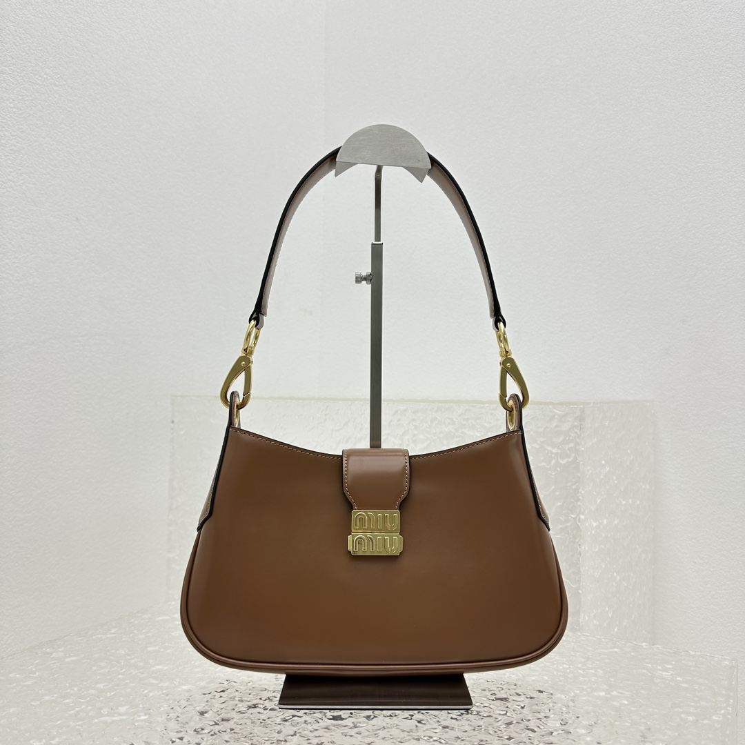 MiuMiu City calf hobo Bag-28*15*4CM