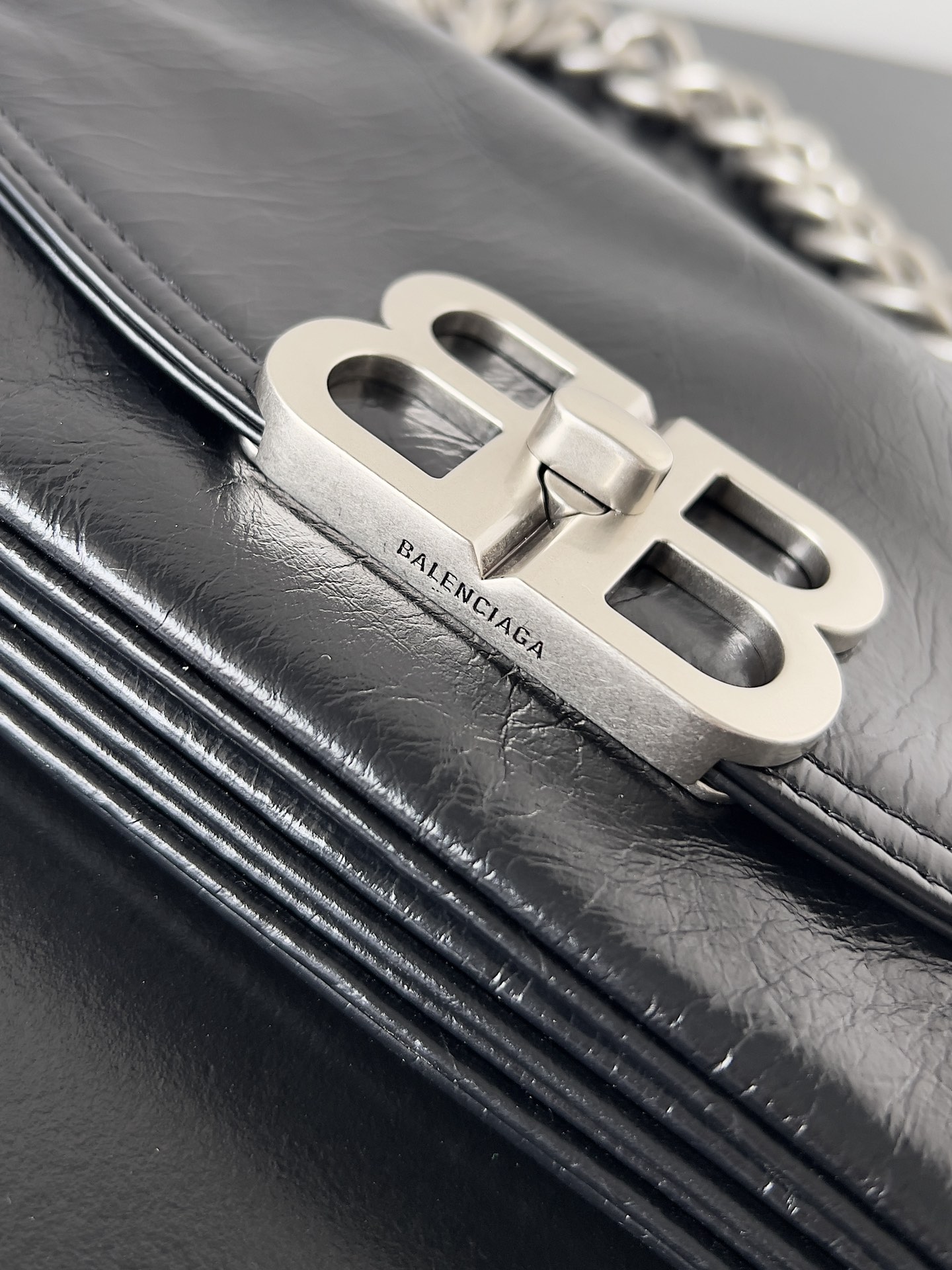 Ba*len*cia*ga bb soft bag-25.3*24.8*3cm