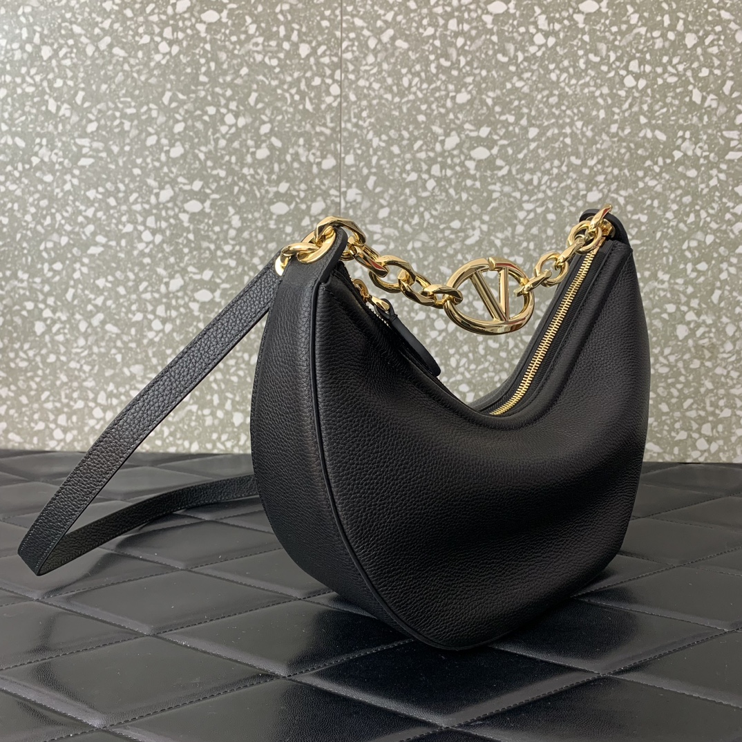 Valentino Garavani Vlogo MoonHobo Tote-29x23x11CM