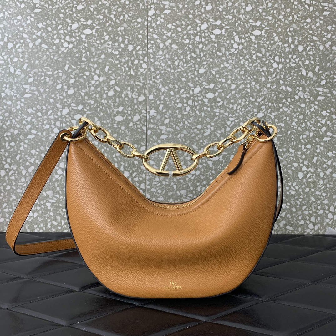 Valentino Garavani Vlogo MoonHobo Tote-29x23x11CM