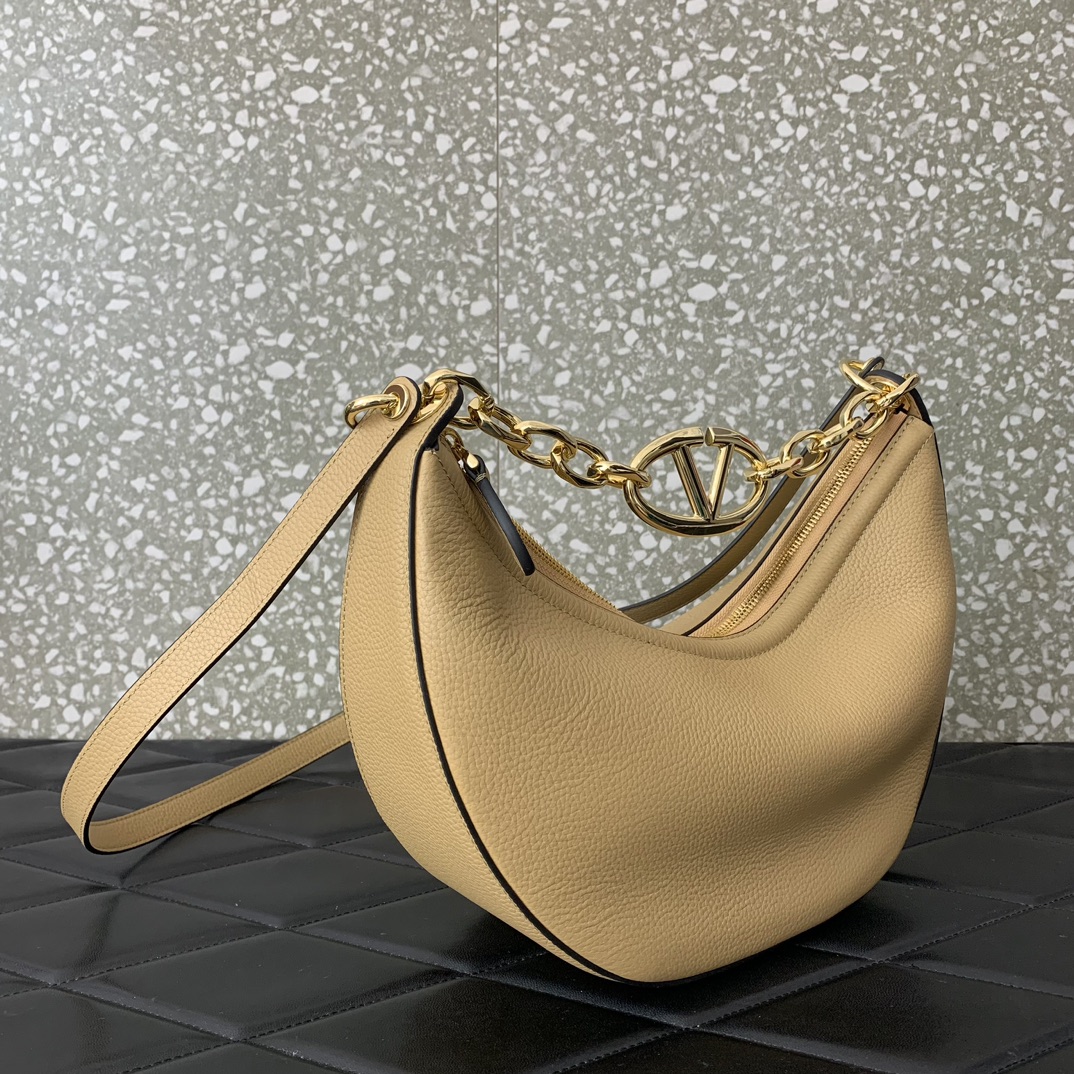 Valentino Garavani Vlogo MoonHobo Tote-29x23x11CM