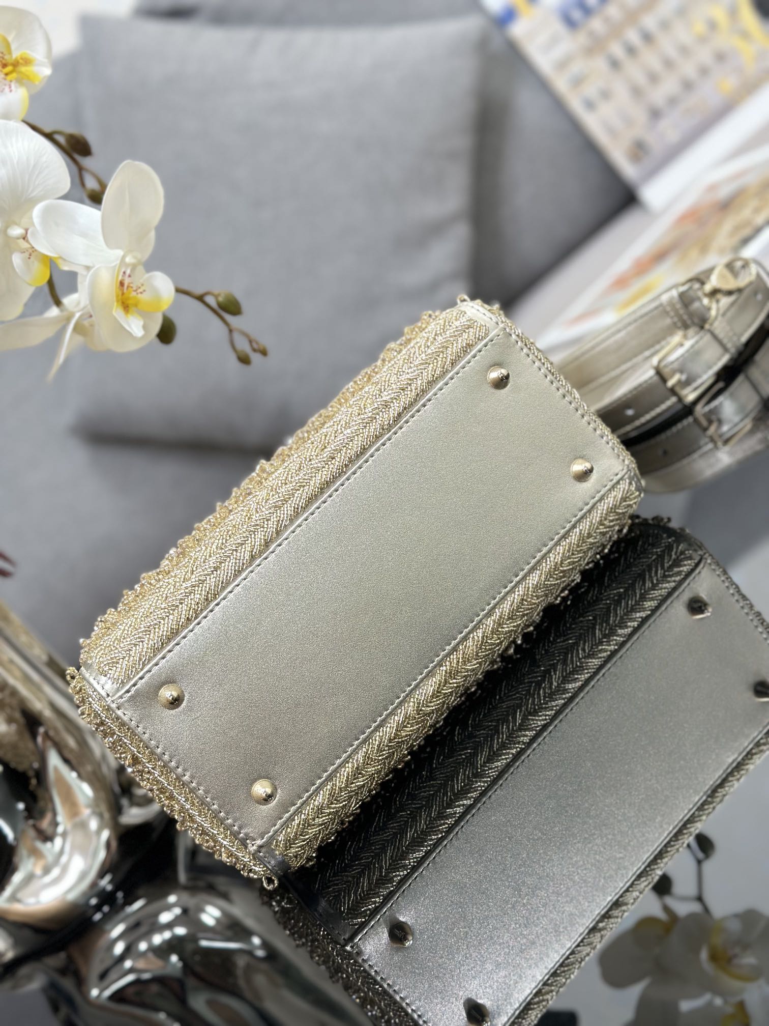 lady D*or handle bag-24cm