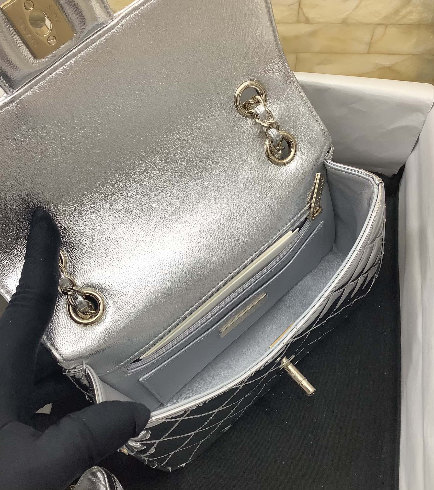 Ch@nel 2024SS Mini Flap Bag & Star Coin Purse-20*15*4CM