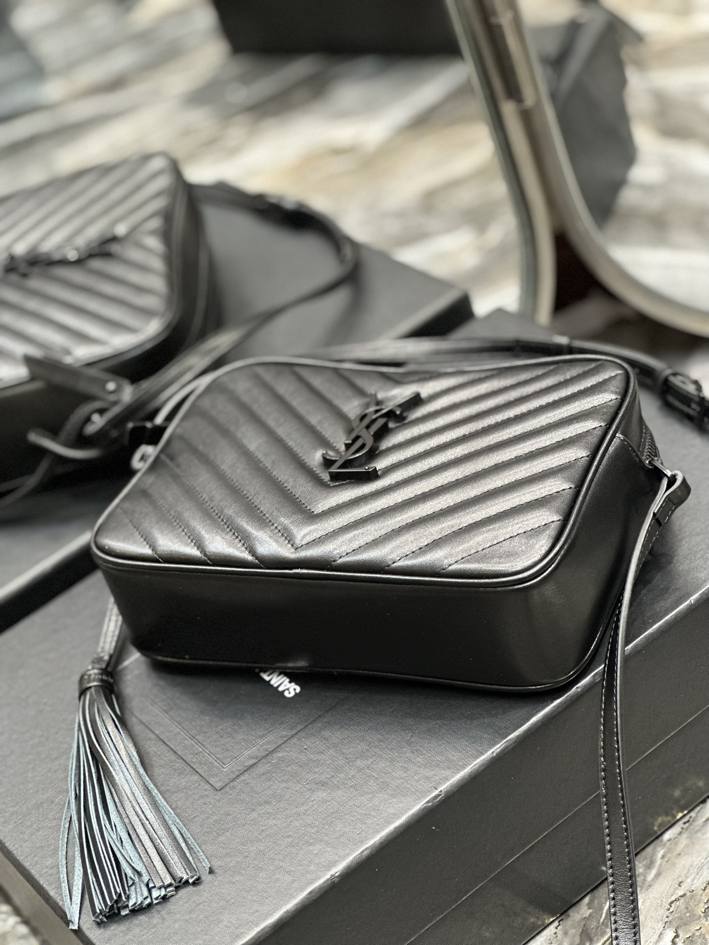 YSL Lou Camera Bag（New Version)-‎23*16*6CM