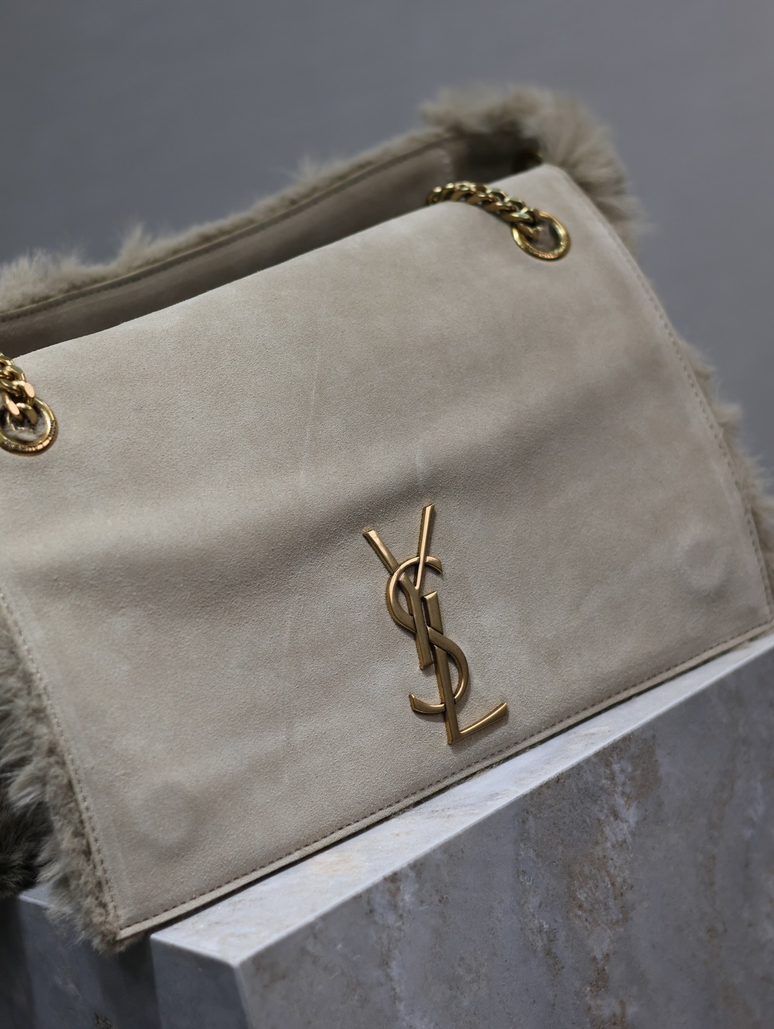 YSL Kate With Raffia-28.5×20×6CM