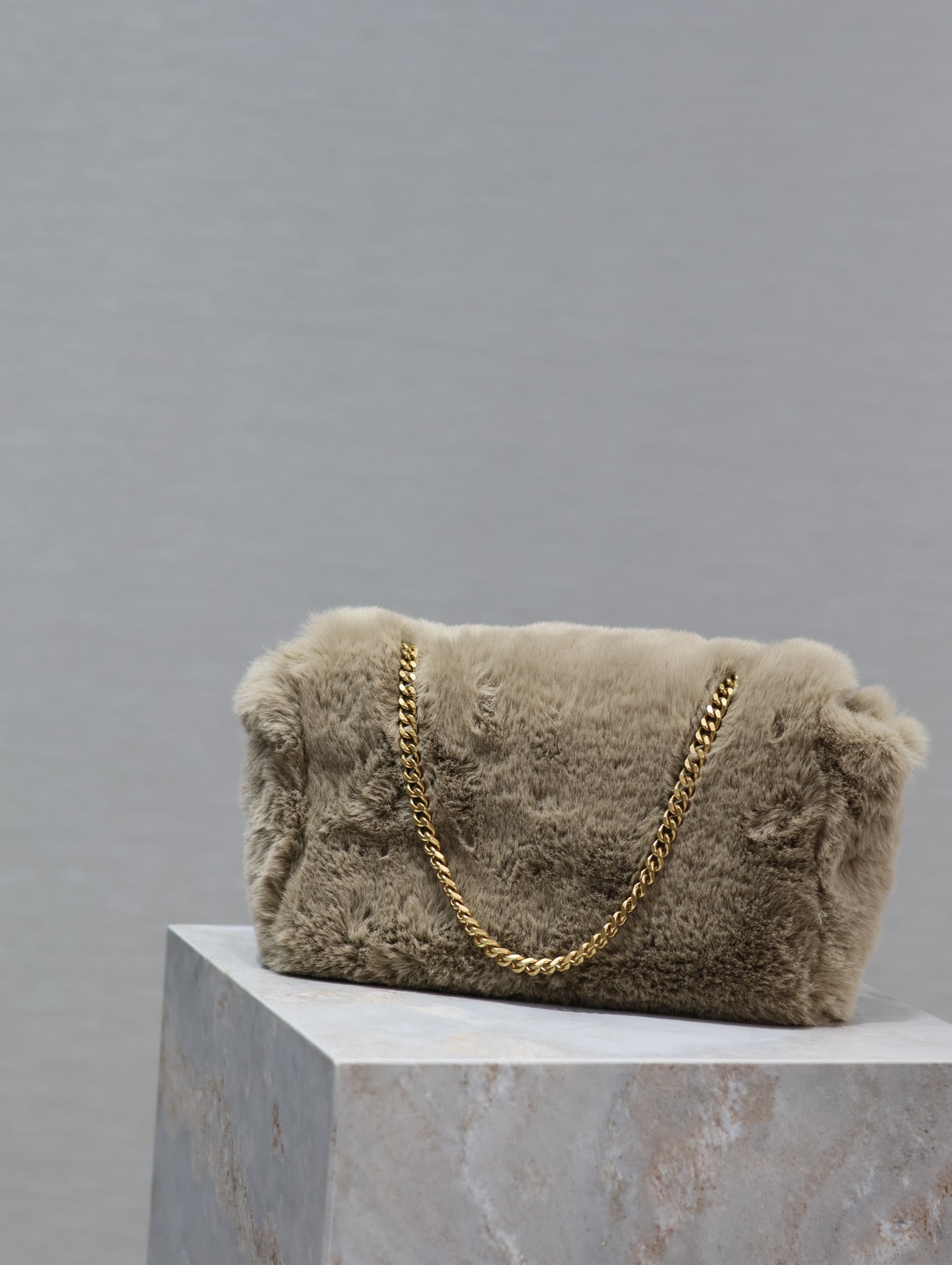 YSL Rabbit Fur Kate Bags-22×14×5CM