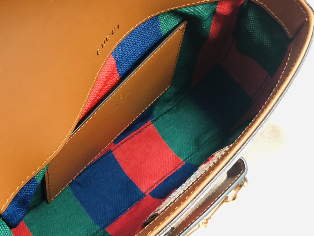 G*u*i 1955 horsebit shoulder bag-20.6*14.4*5.1cm