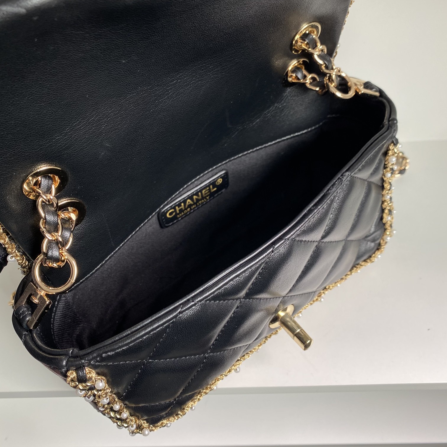 Ch@nel Flap Bag-21x12x7.5CM