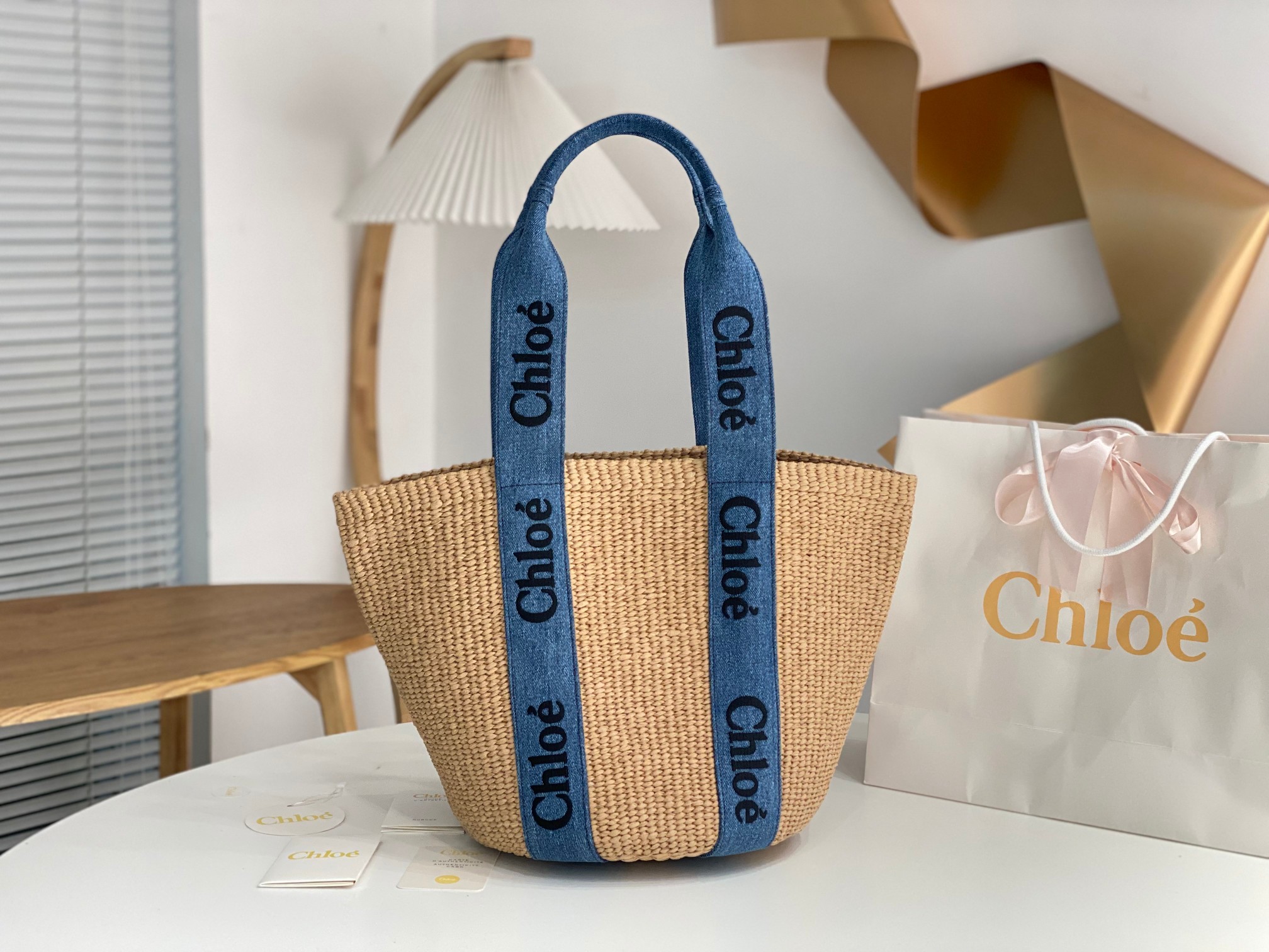 Chloe Woody Bucket Bag-28*48*28CM
