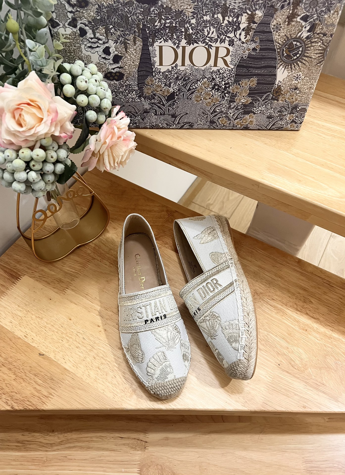 D*or oblique espadrilles