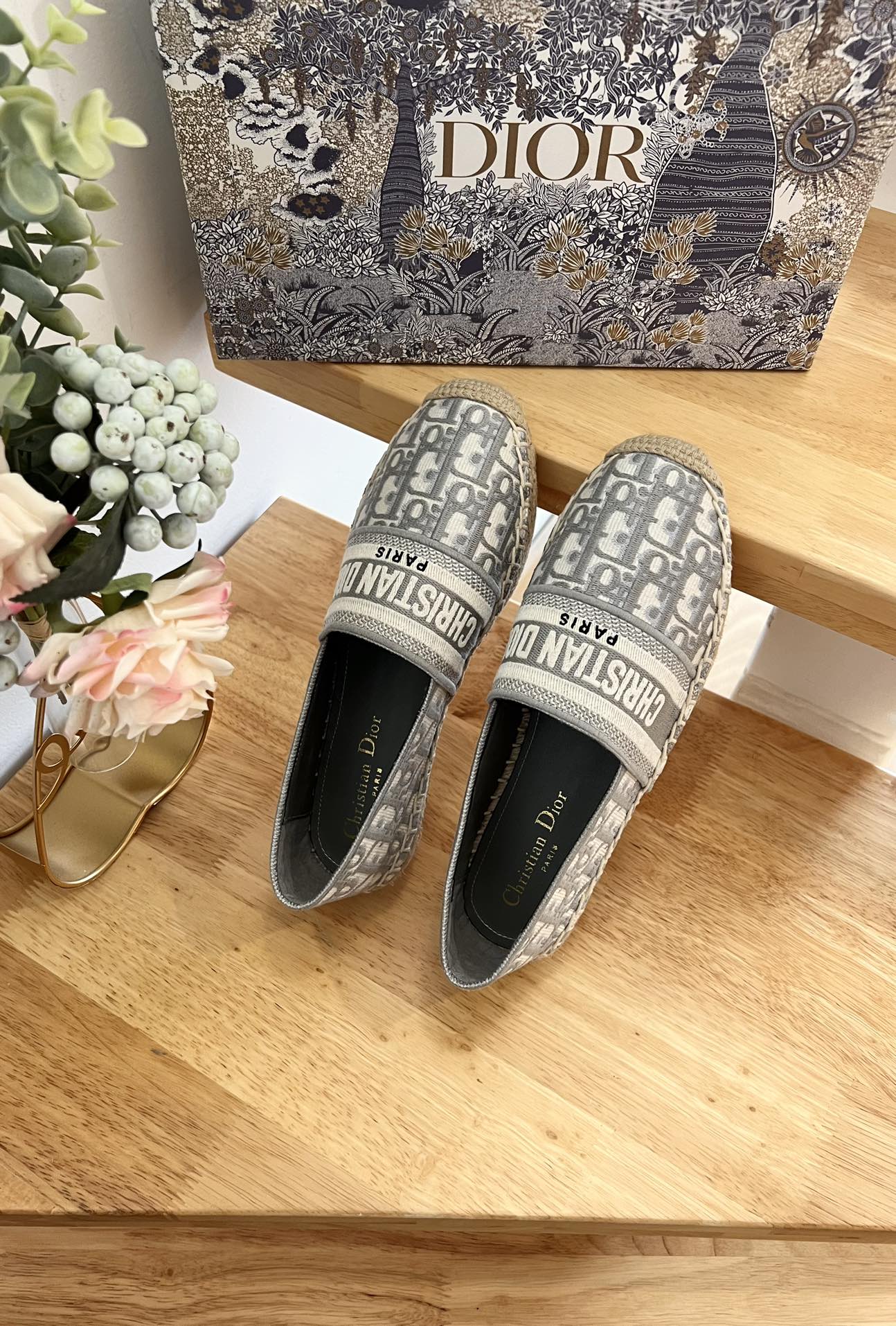 D*or oblique espadrilles