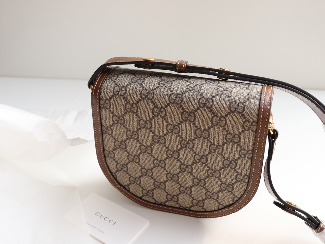 G*u*i 1955 horsebit saddle bag-18*6*6.5cm