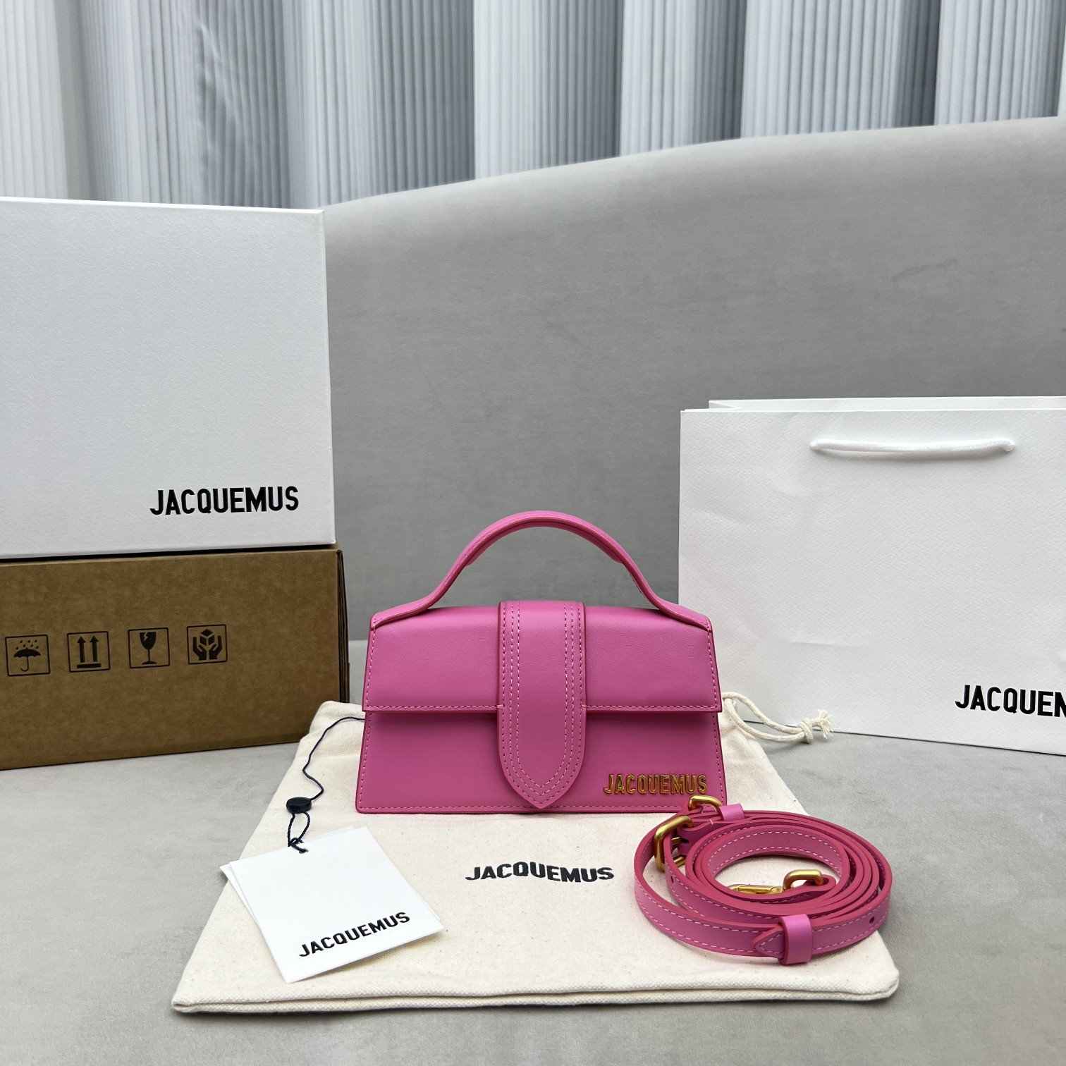 Jacquemus Small Bamnino Bag-18x6x7CM