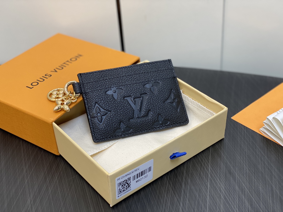 l**is V*t*n flora card holder-10.2*7.3*0.3cm