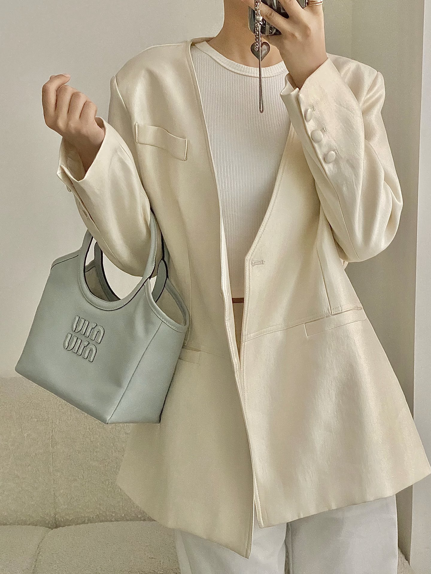 MiuMiu Tote-40×39×18CM