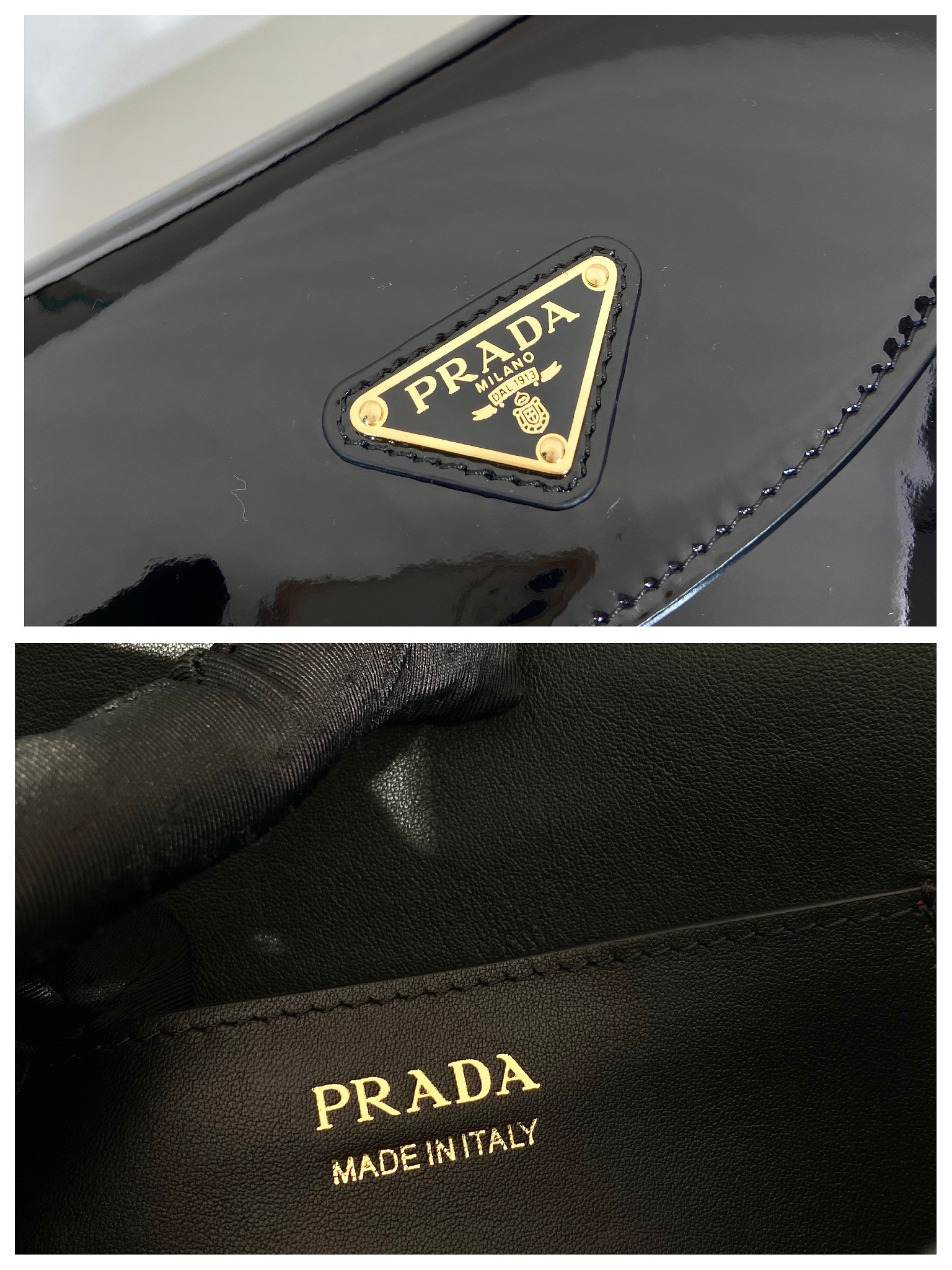 Pra*a 1ba349 saddle bag-21*17*6cm
