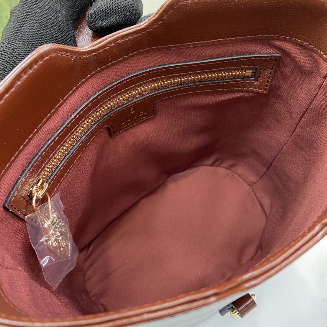 G*u*i mini gg bucket-18.5*20.5*12.5cm