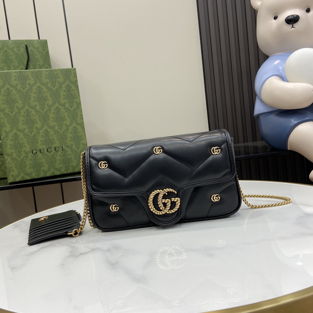 G*u*i marmont bag-12*21*5cm