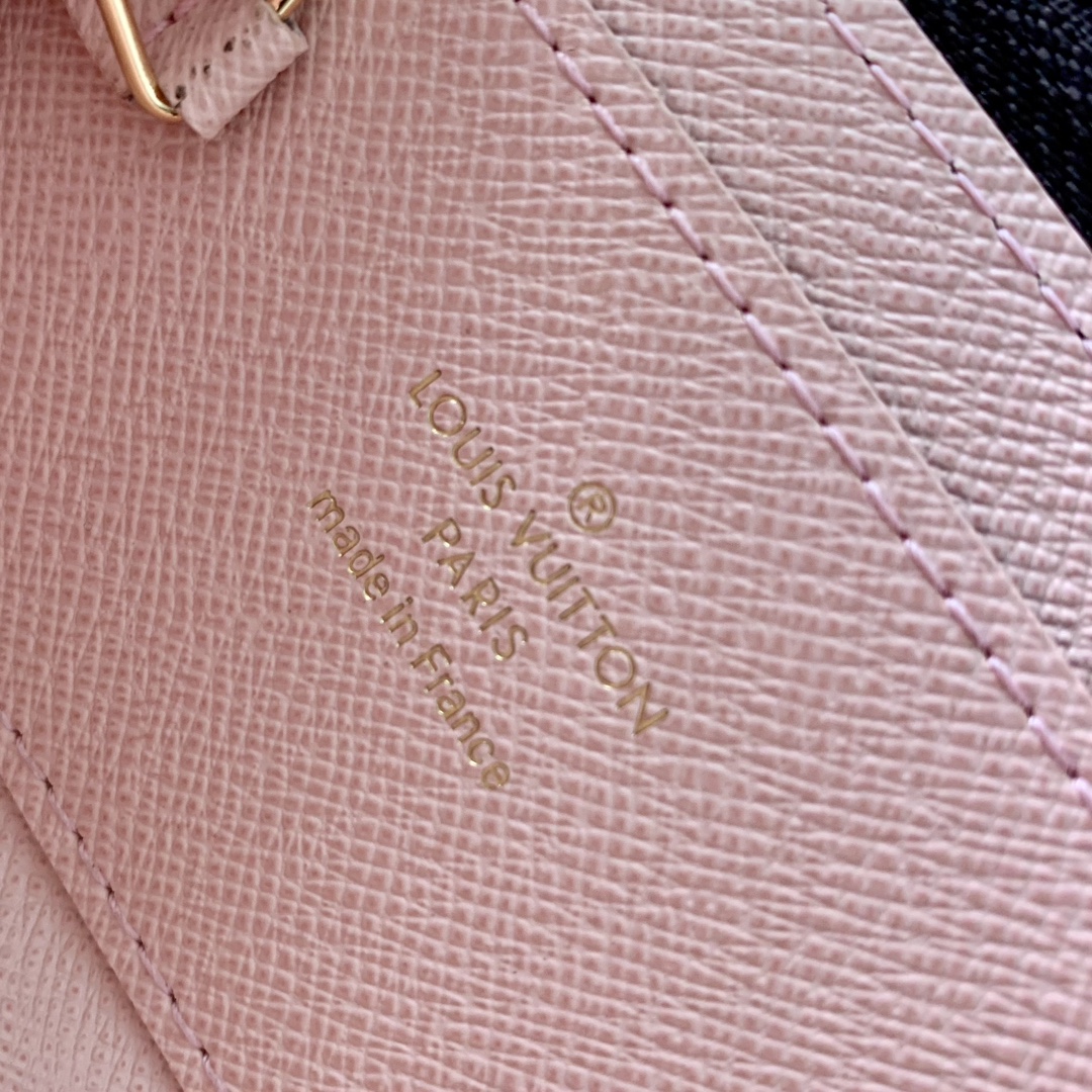 l**is V*t*n noa wallet-(pink inside)n40632-11x7x1.5cm