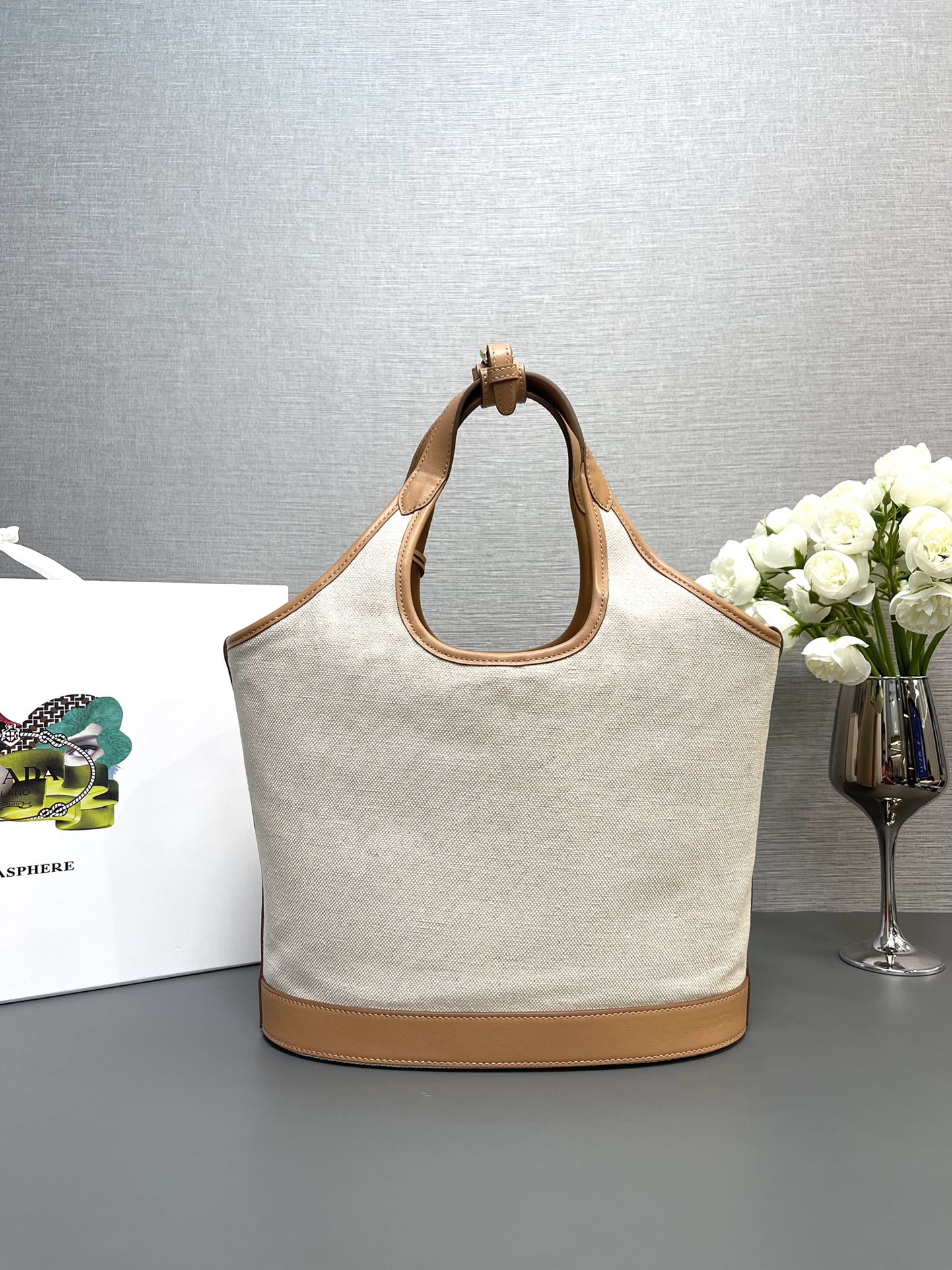 Pra*a 1bg472 tote bag-28Ｘ22.5Ｘ12.5cm