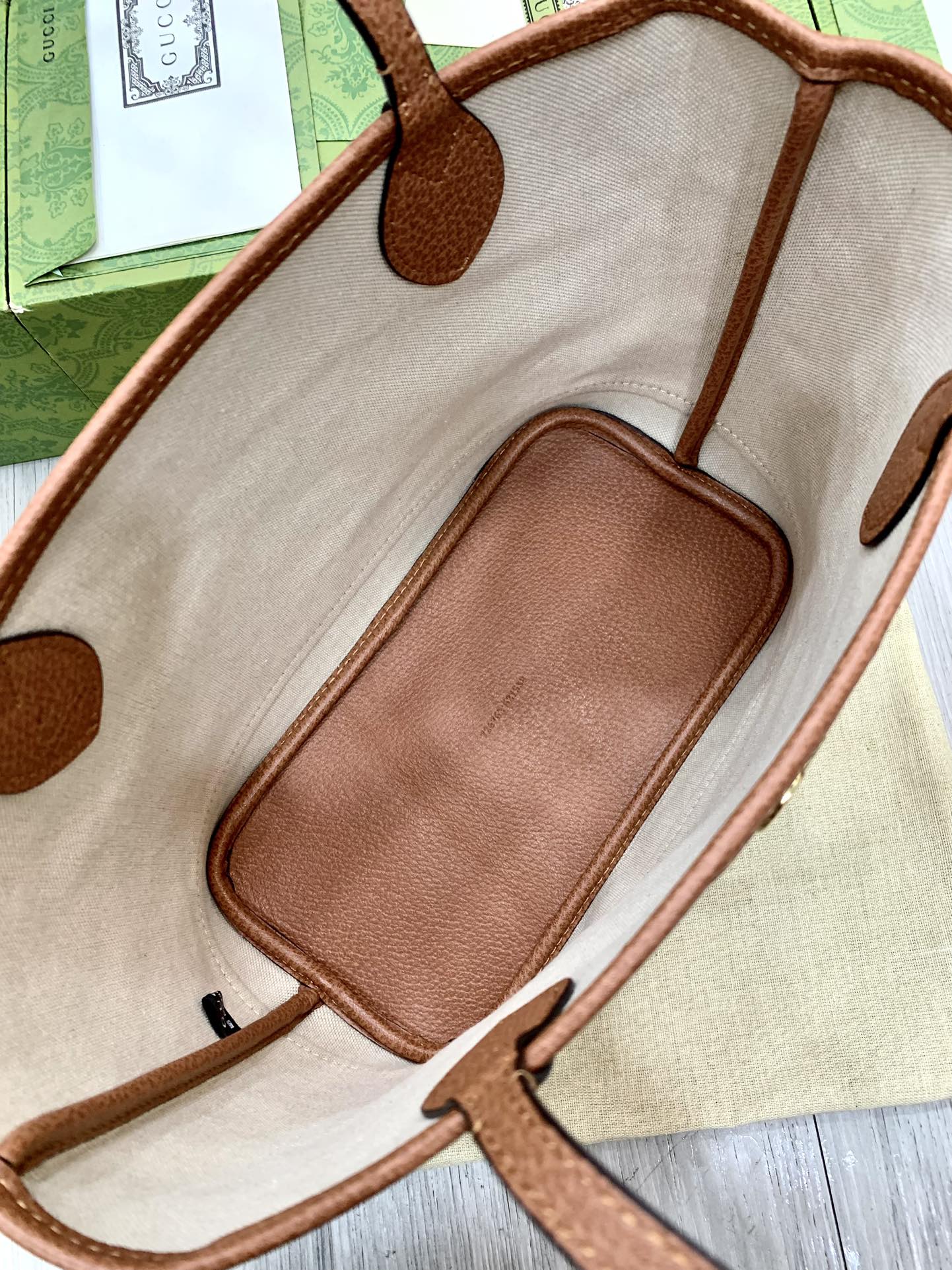 G*u*i ophidia tote bag-25 x 22 x 12cm