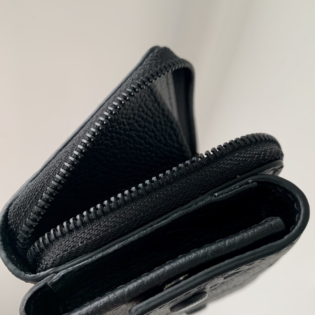 l**is V*t*n zipped organizer wallet m82771-10.5 x 7 x 3cm