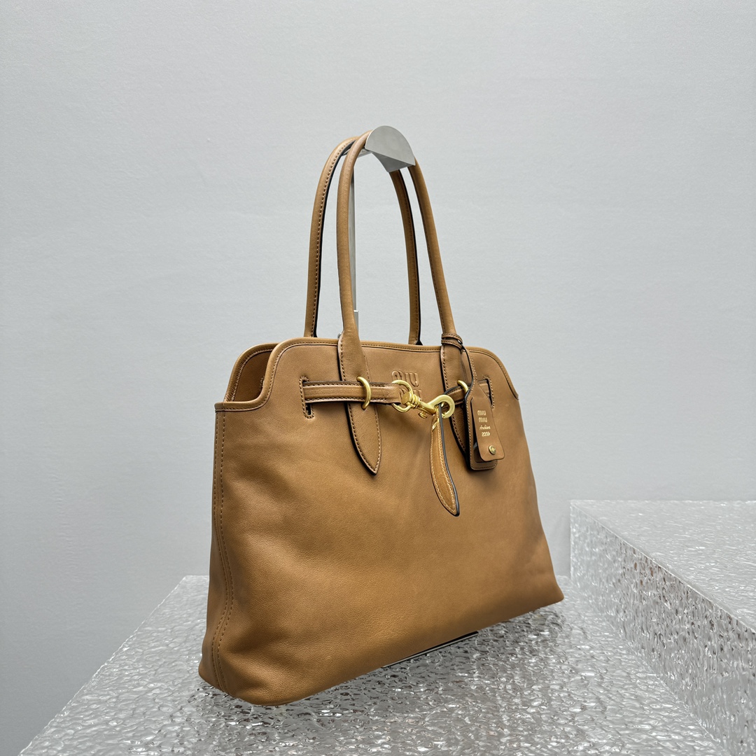 MiuMiu Aventure Nappa Tote-31X40X13CM