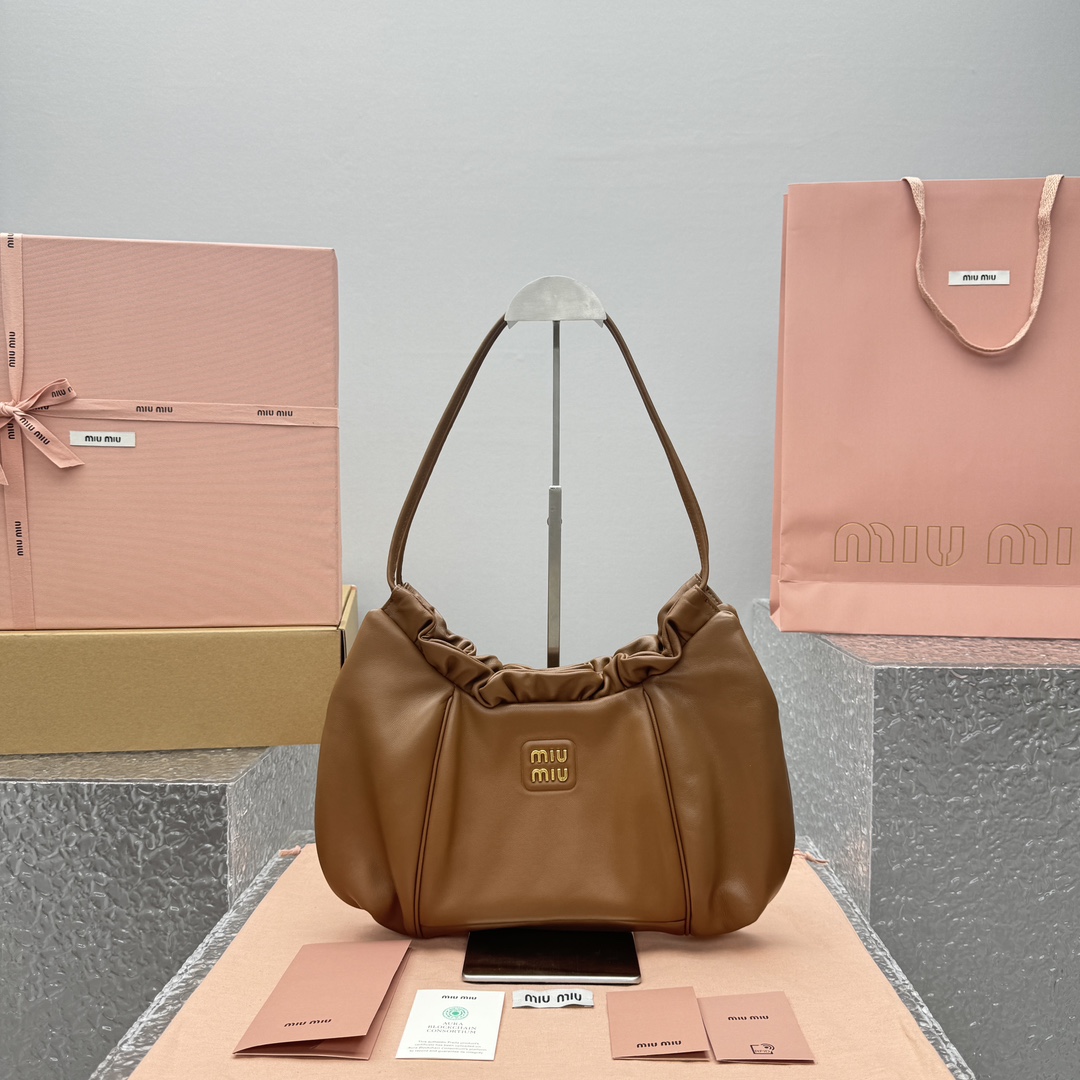 MiuMiu Wrinkle Dumpling Bag-38*19*7CM