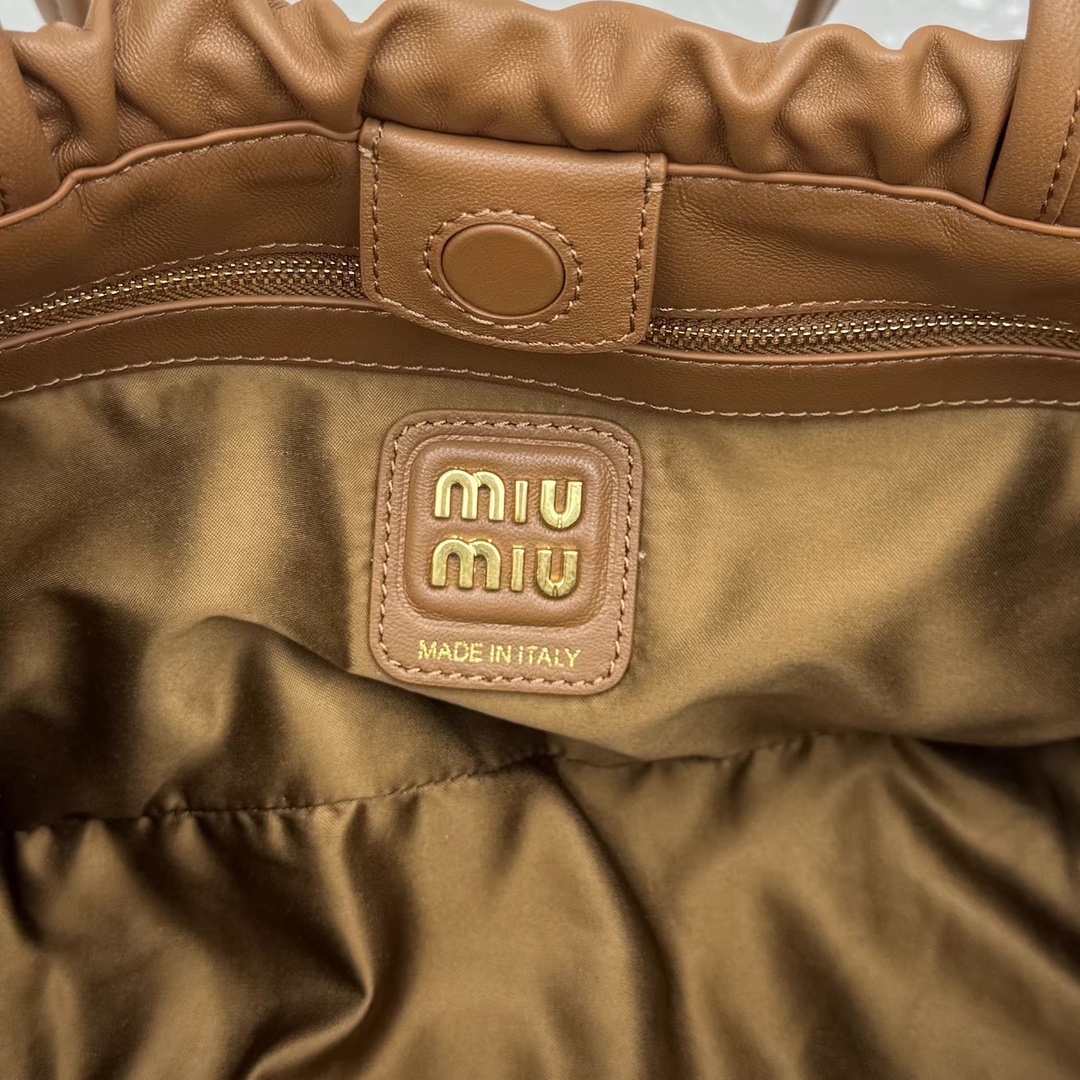 MiuMiu Leather Hobo Bag-35*18*9CM