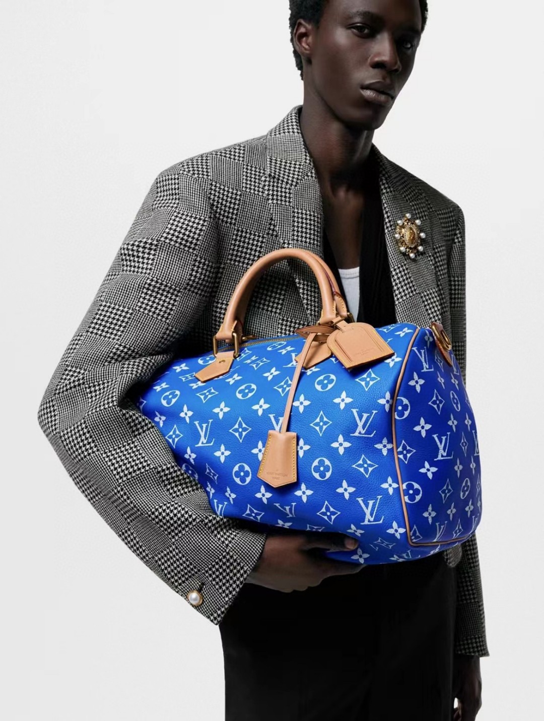 l**is V*t*n speedy p9 bandoulière 40 monogram leather -40 x 26 x 23cm