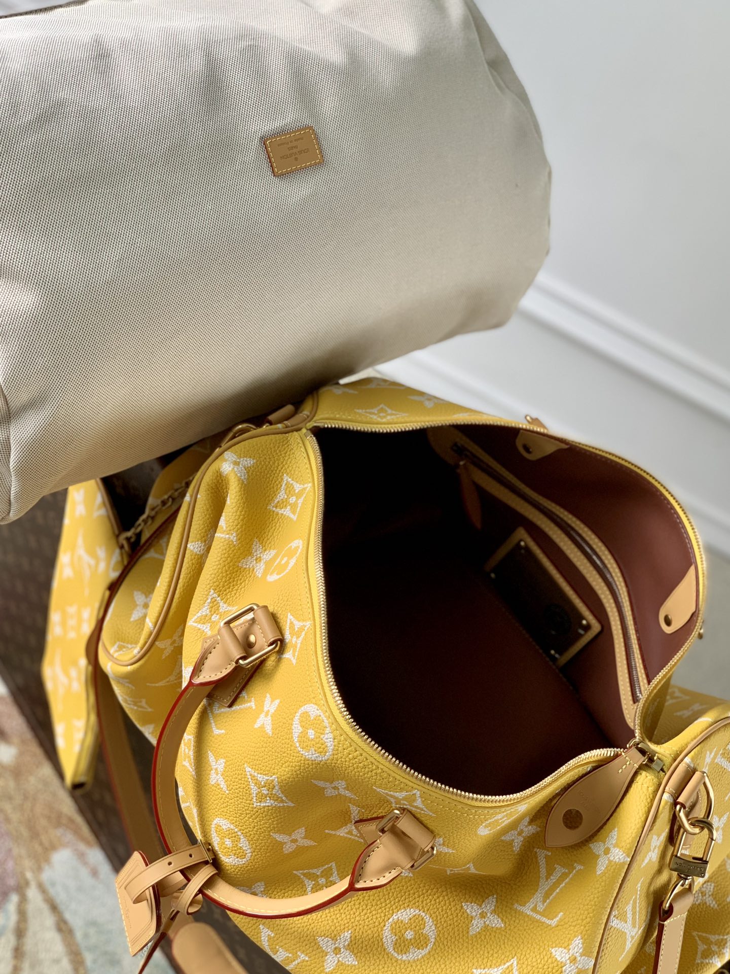 l**is V*t*n speedy p9 bandoulière 50 monogram leather -50x32x29cm