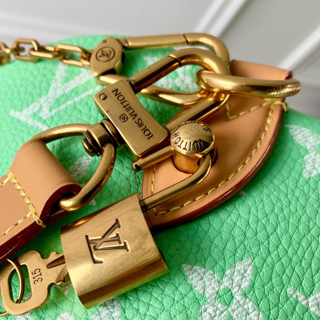 l**is V*t*n speedy p9 bandoulière 40 monogram leather -40 x 26 x 23cm