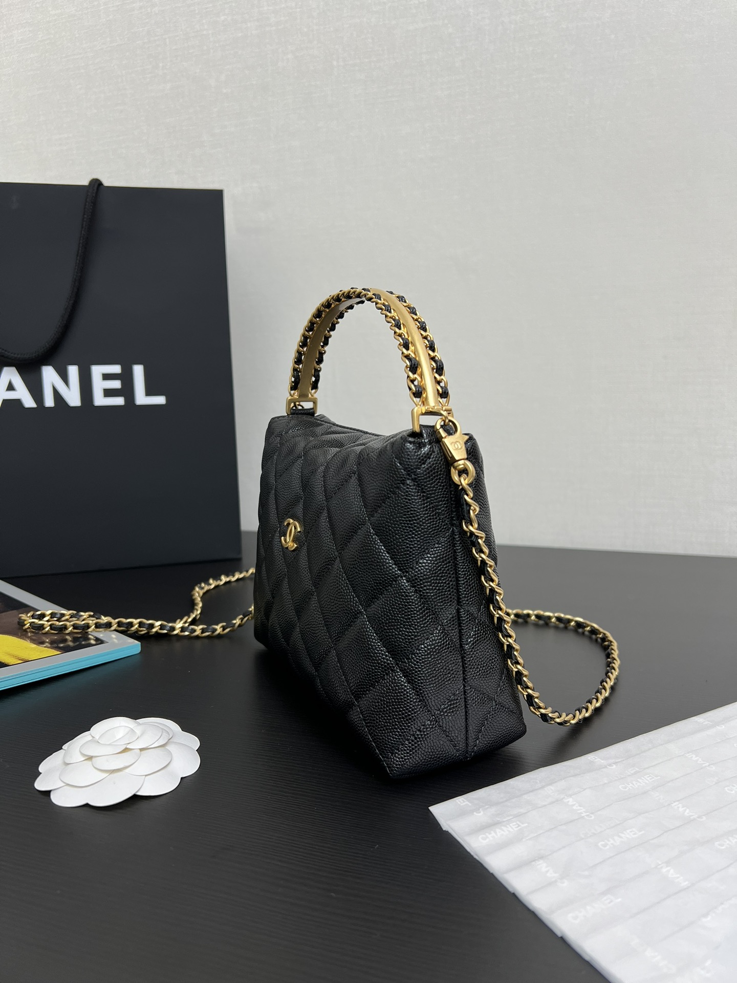 Ch@nel Lunch Box Handbag-19*14*7CM